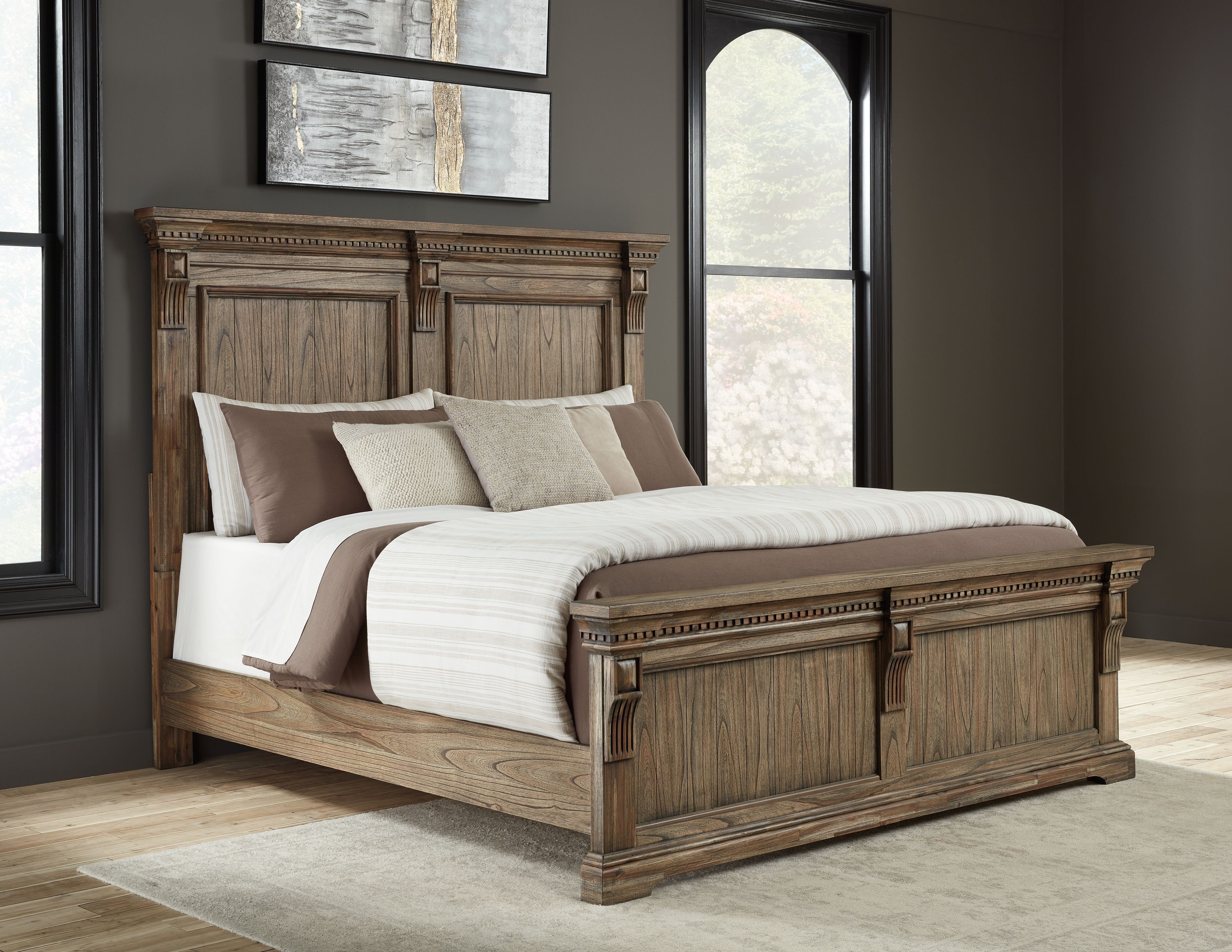 Signature Design by Ashley® Markenburg - Panel Bed | Meri Furniture