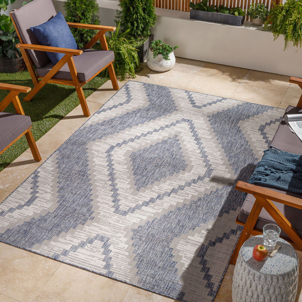 Tuareg Machine Woven Rug