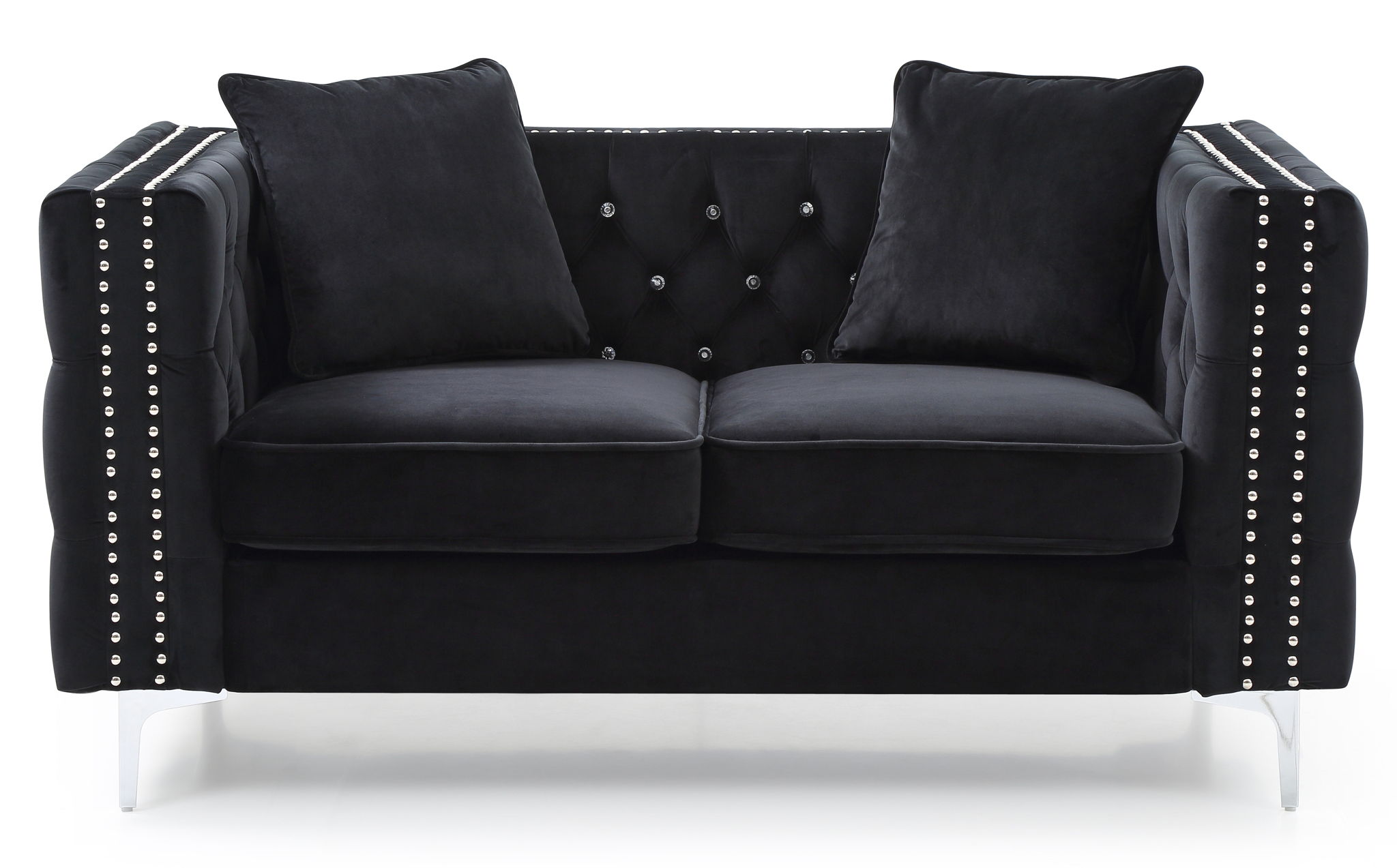 Elegant Track Arm Loveseat