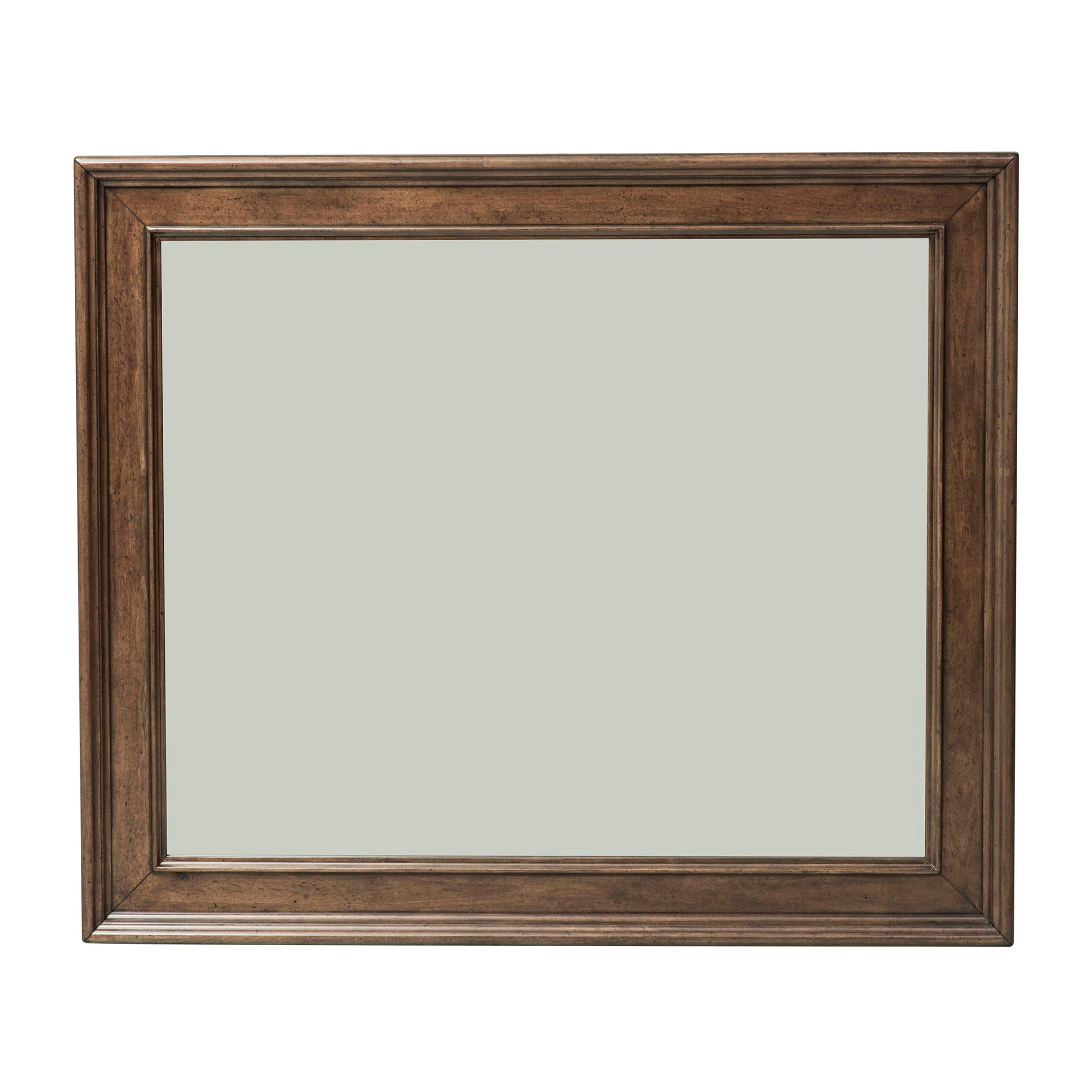 Liberty Furniture Rustic Traditions - Dresser & Mirror - Dark Brown | Meri Furniture