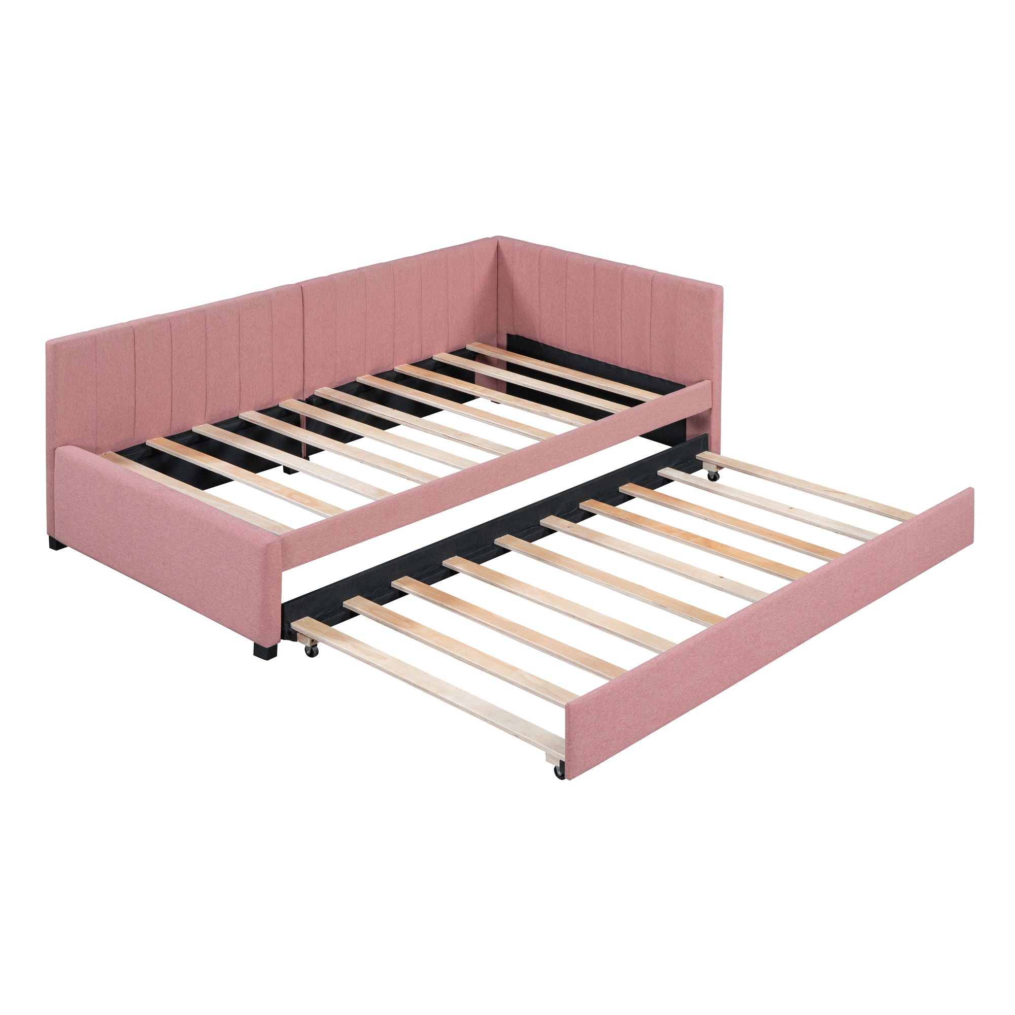 Upholstered Daybed, Sofa Bed Frame, No Box Spring Needed
