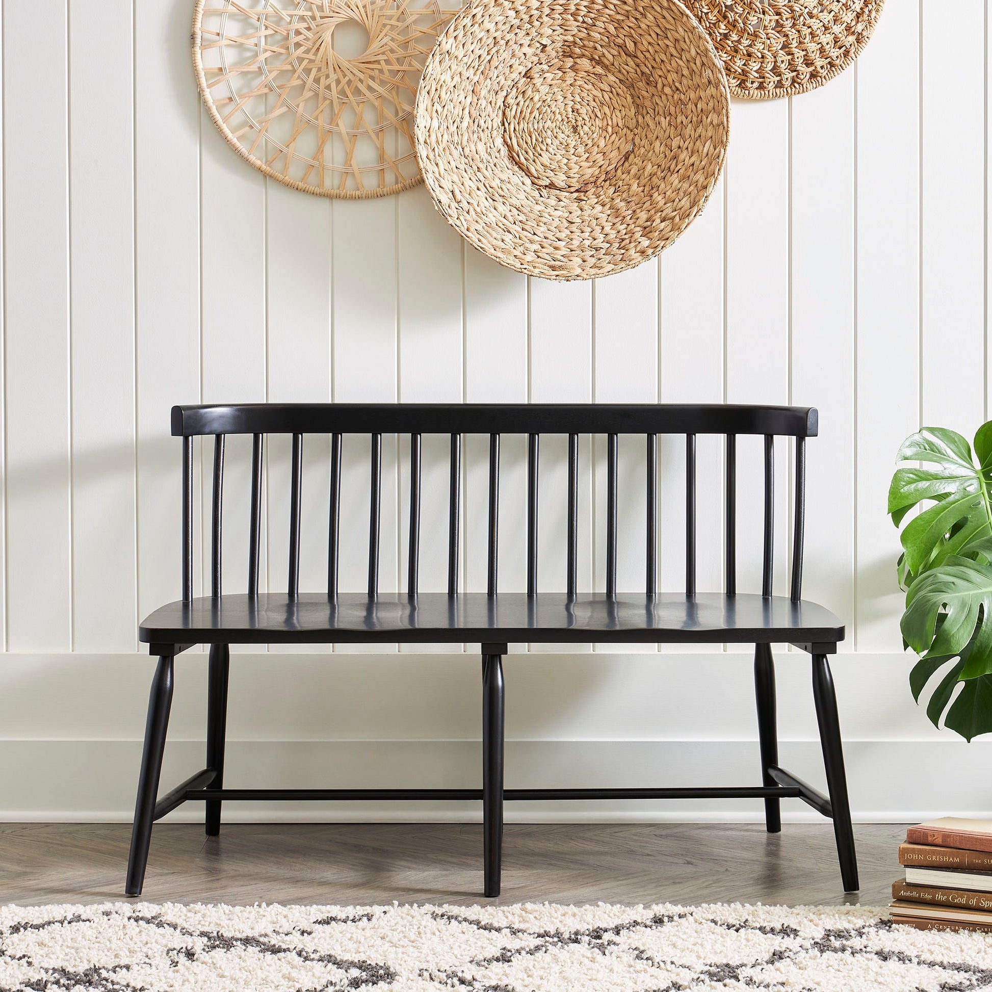 Liberty Furniture Capeside Cottage - Spindle Back Dining Bench | Meri Furniture