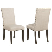 Coaster Fine Furniture Ralland - Upholstered Dining Side Chair (Set of 2) - Beige | Meri Furniture