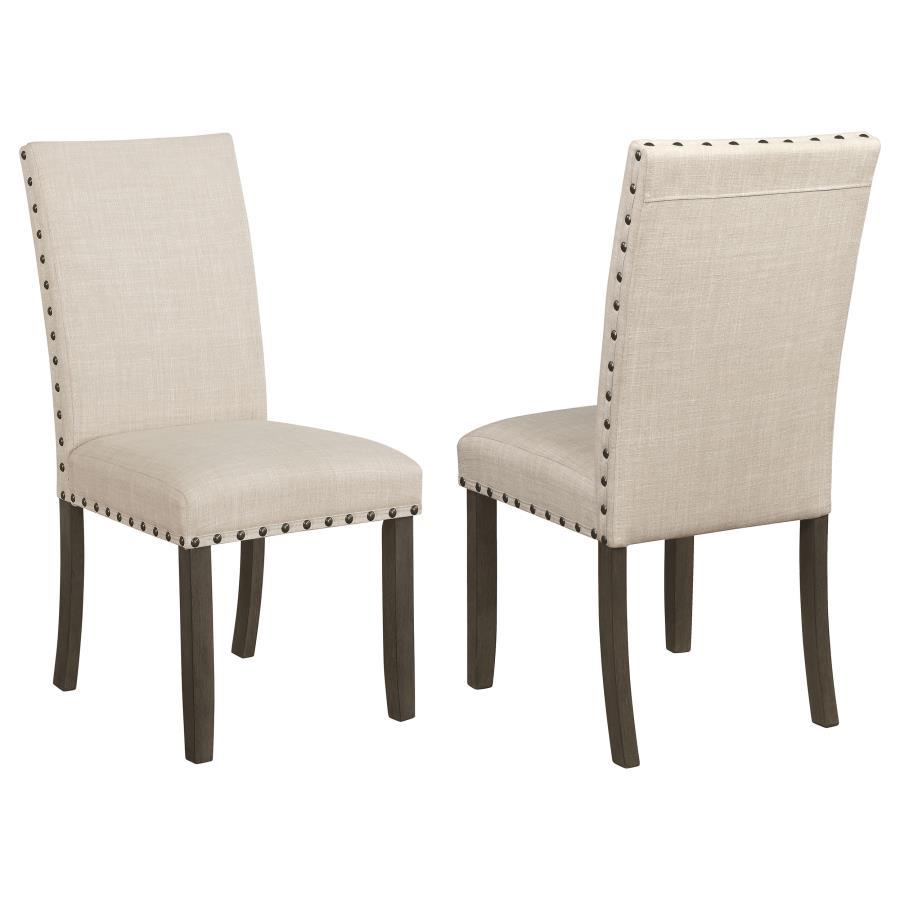 Coaster Fine Furniture Ralland - Upholstered Dining Side Chair (Set of 2) - Beige | Meri Furniture