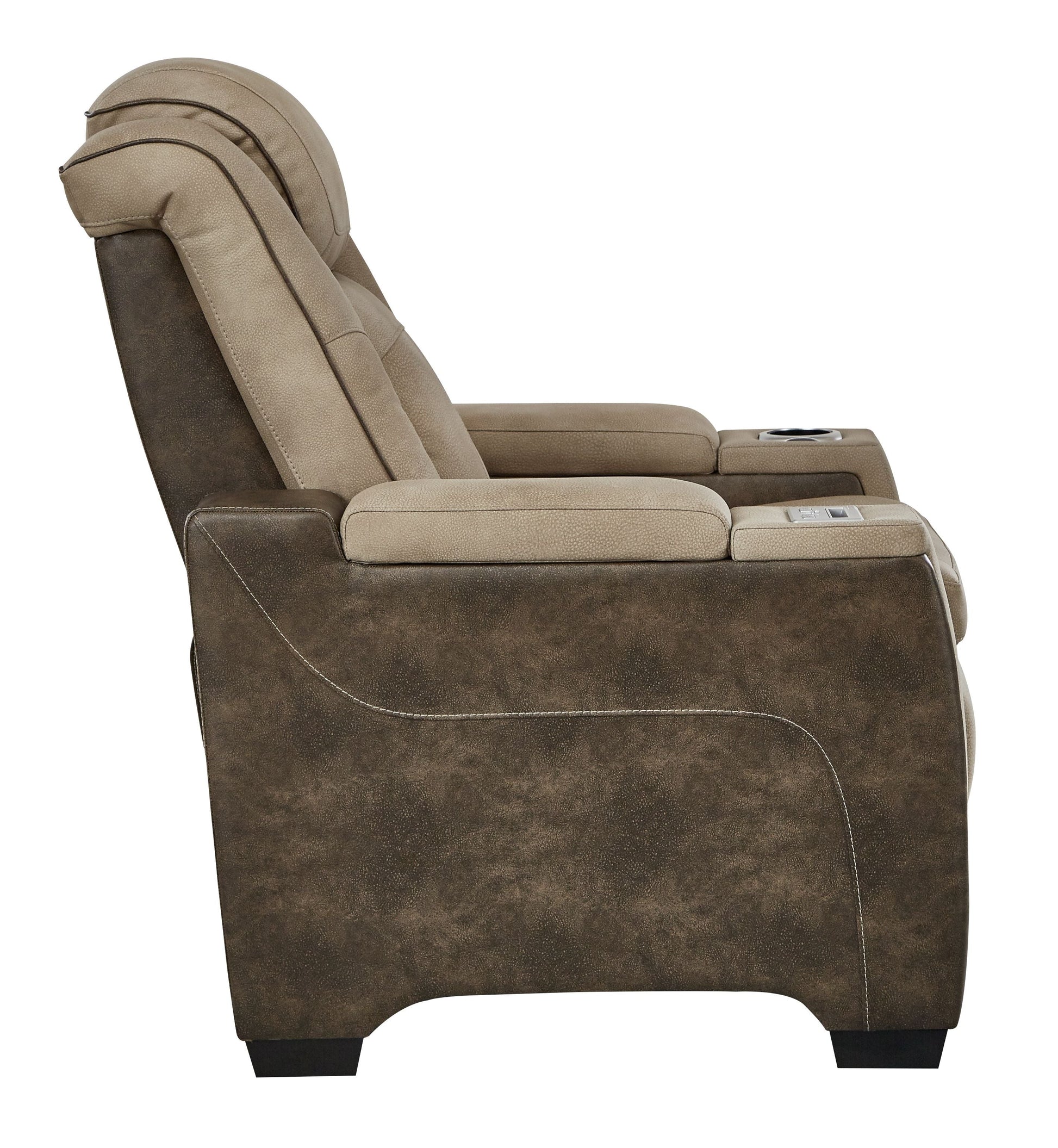Signature Design by Ashley® Next-gen Durapella - Pwr Recliner/Adj Headrest | Meri Furniture
