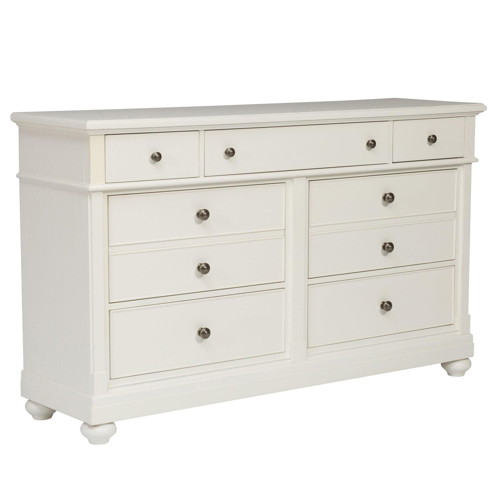 Liberty Furniture Harbor View - 7 Drawer Dresser - White | Meri Furniture