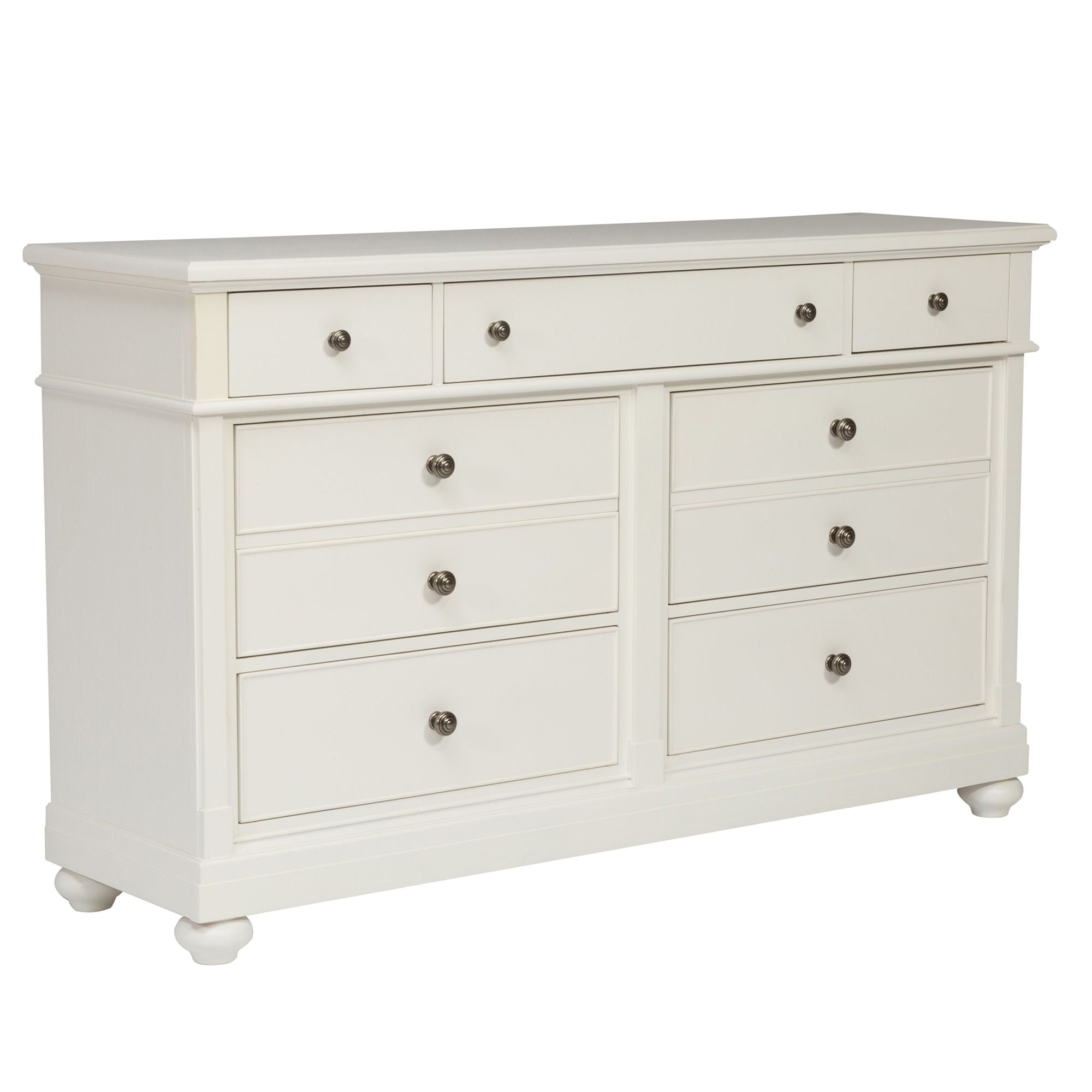 Liberty Furniture Harbor View - 7 Drawer Dresser - White | Meri Furniture