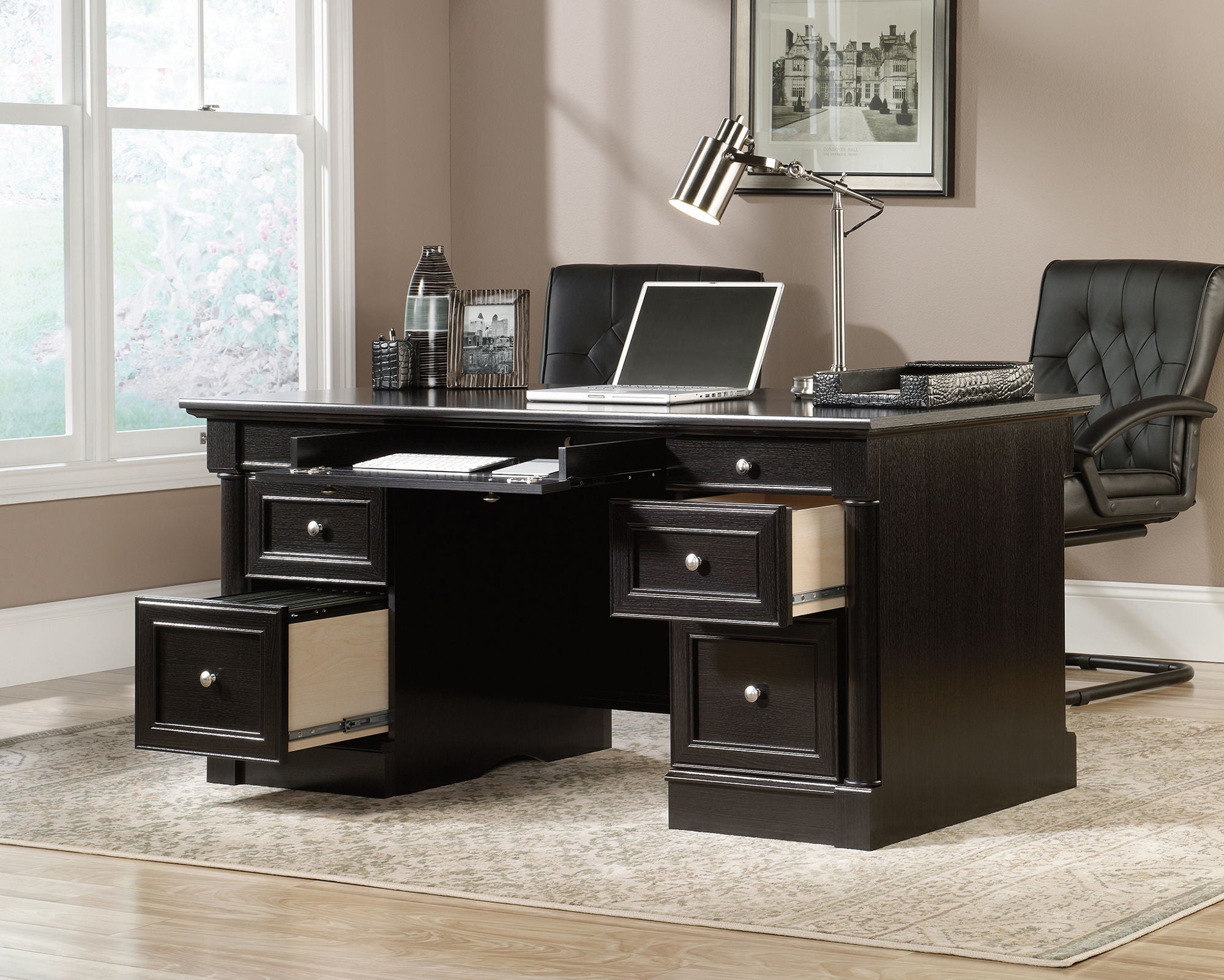 Double-Pedestal Executive Desk