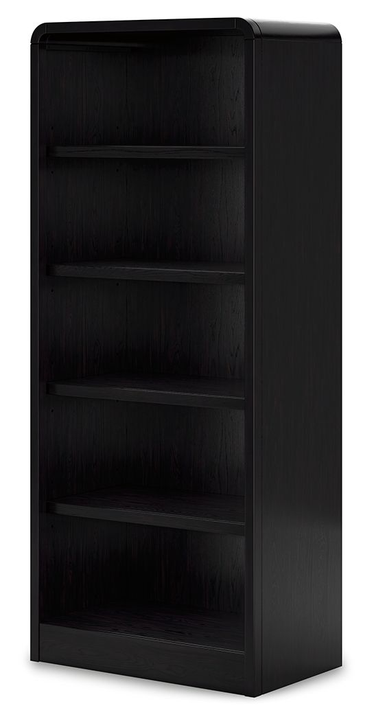 Signature Design by Ashley® Rowanbeck - Black - Large Bookcase | Meri Furniture