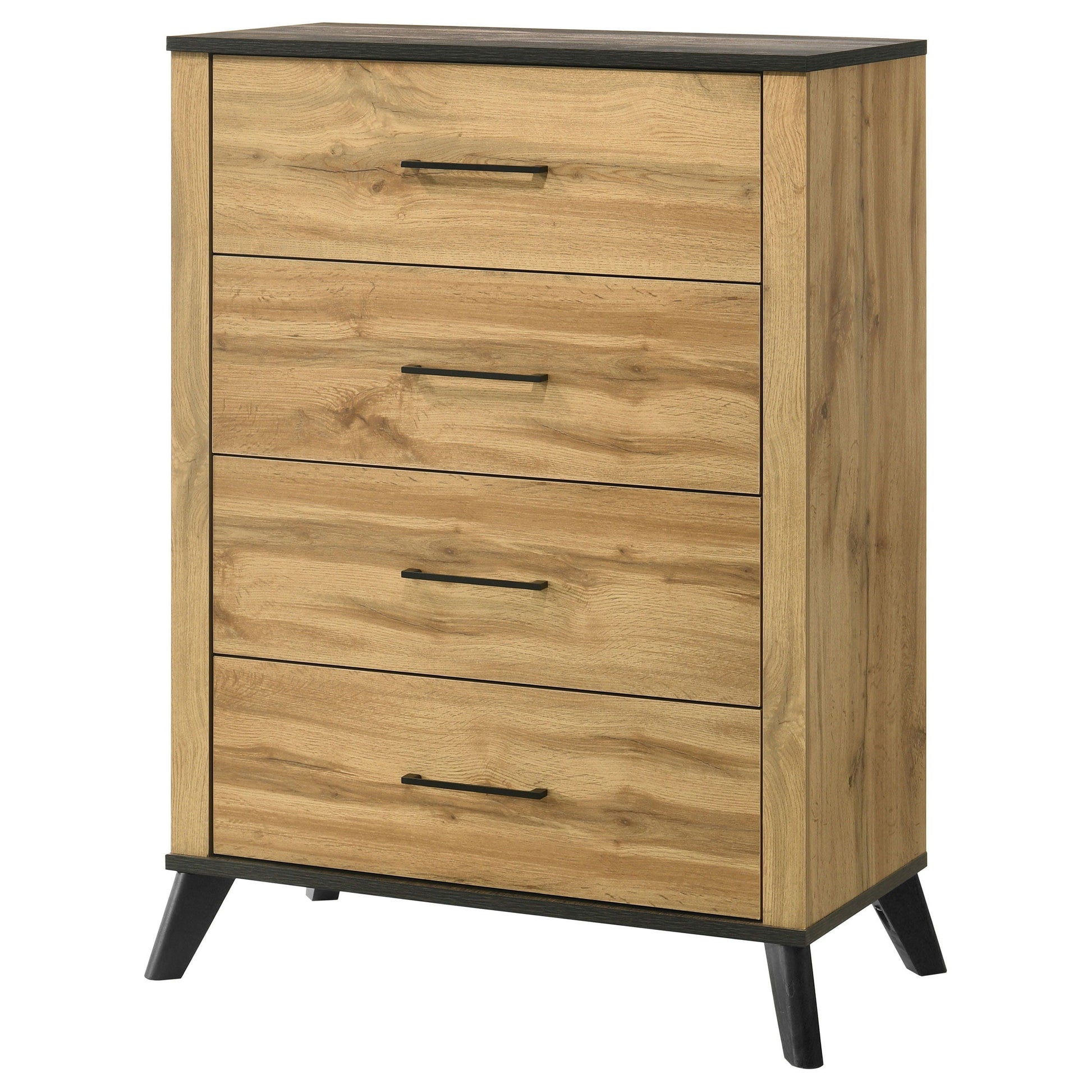 Coaster Fine Furniture Kaywood - 4-Drawer Bedroom Chest Of Drawers - Natural Pine | Meri Furniture