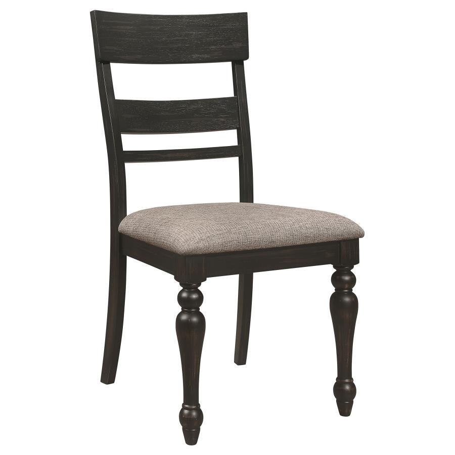 Coaster Fine Furniture Bridget - Wood Dining Side Chair (Set of 2) - Charcoal | Meri Furniture