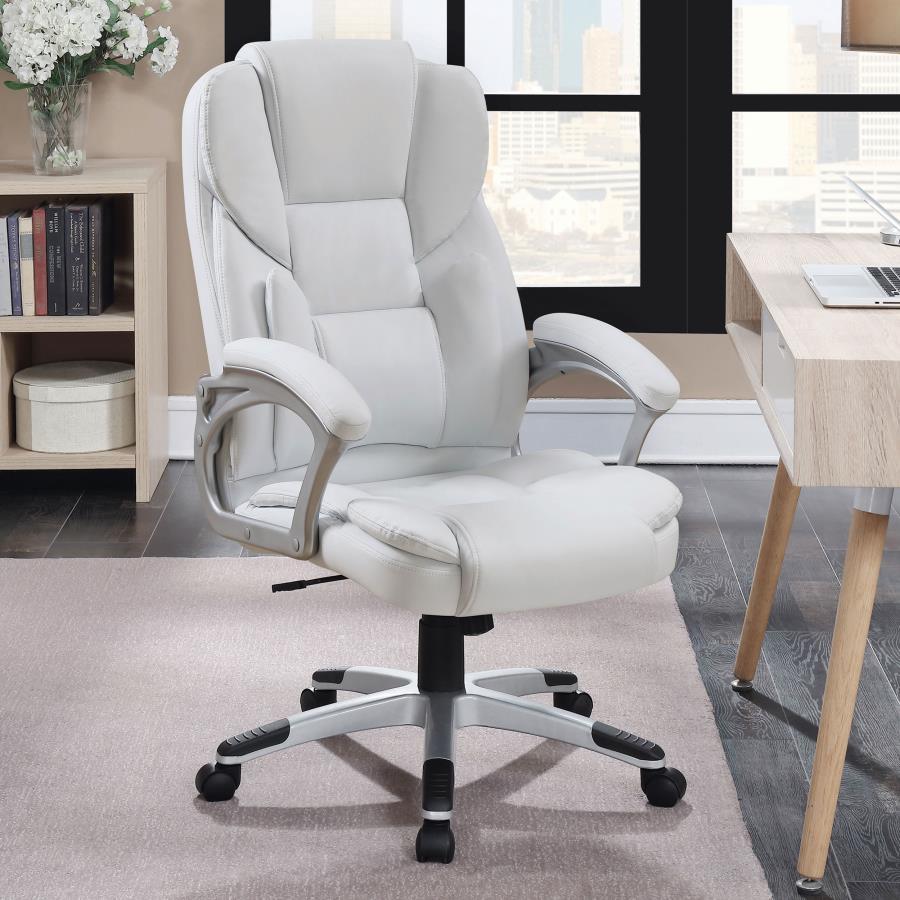 Coaster Fine Furniture Kaffir - Upholstered Adjustable Home Office Desk Chair | Meri Furniture