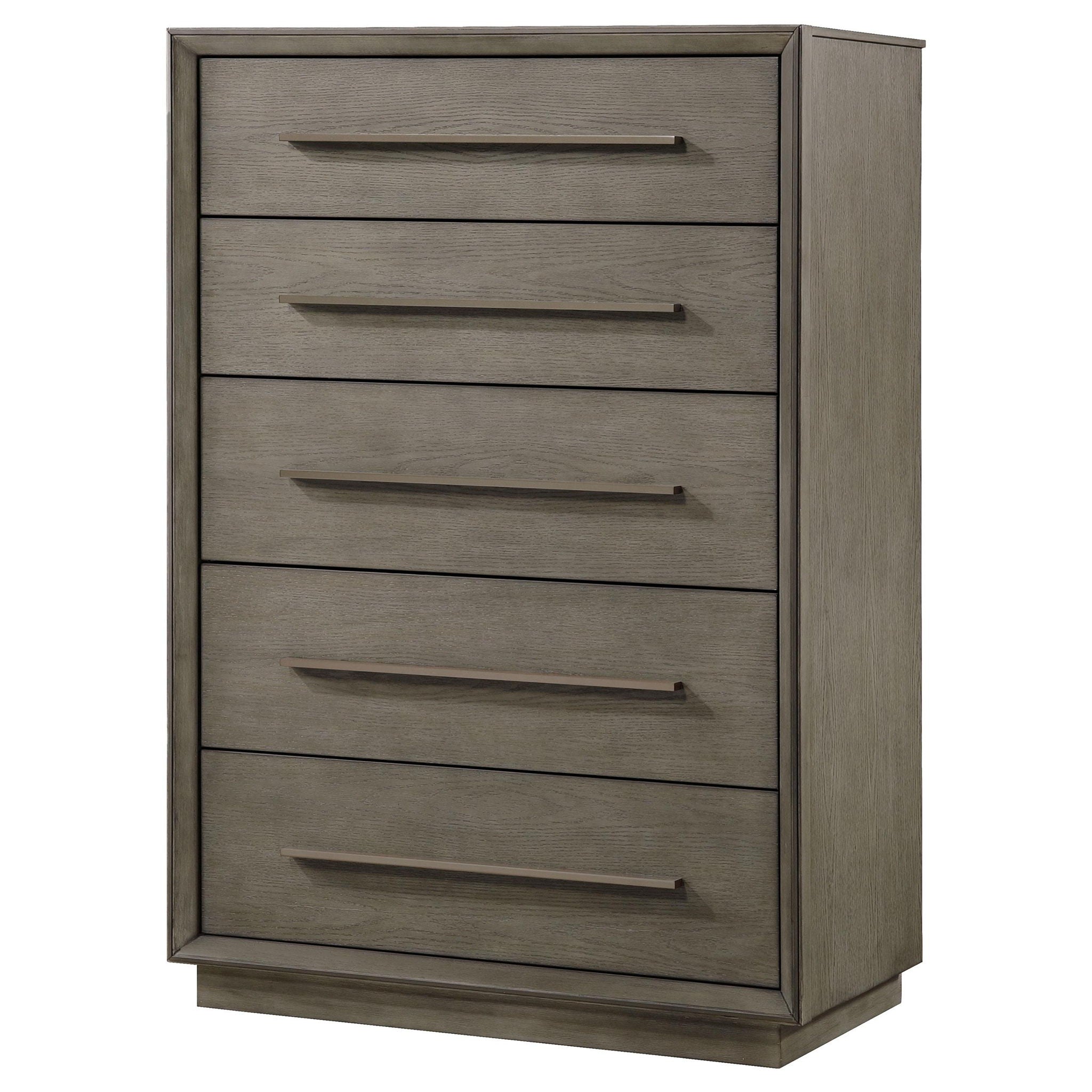 Durango 5-drawer Bedroom Chest Taupe Oak