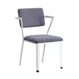 KD, Chair (High Back) • Stationary Seat • Padded SEAT: Cushion (Solid Pattern) • Backrest: Metal Frame, Padded Cushion (Open Back) • Metal Leg & Frame Seat •