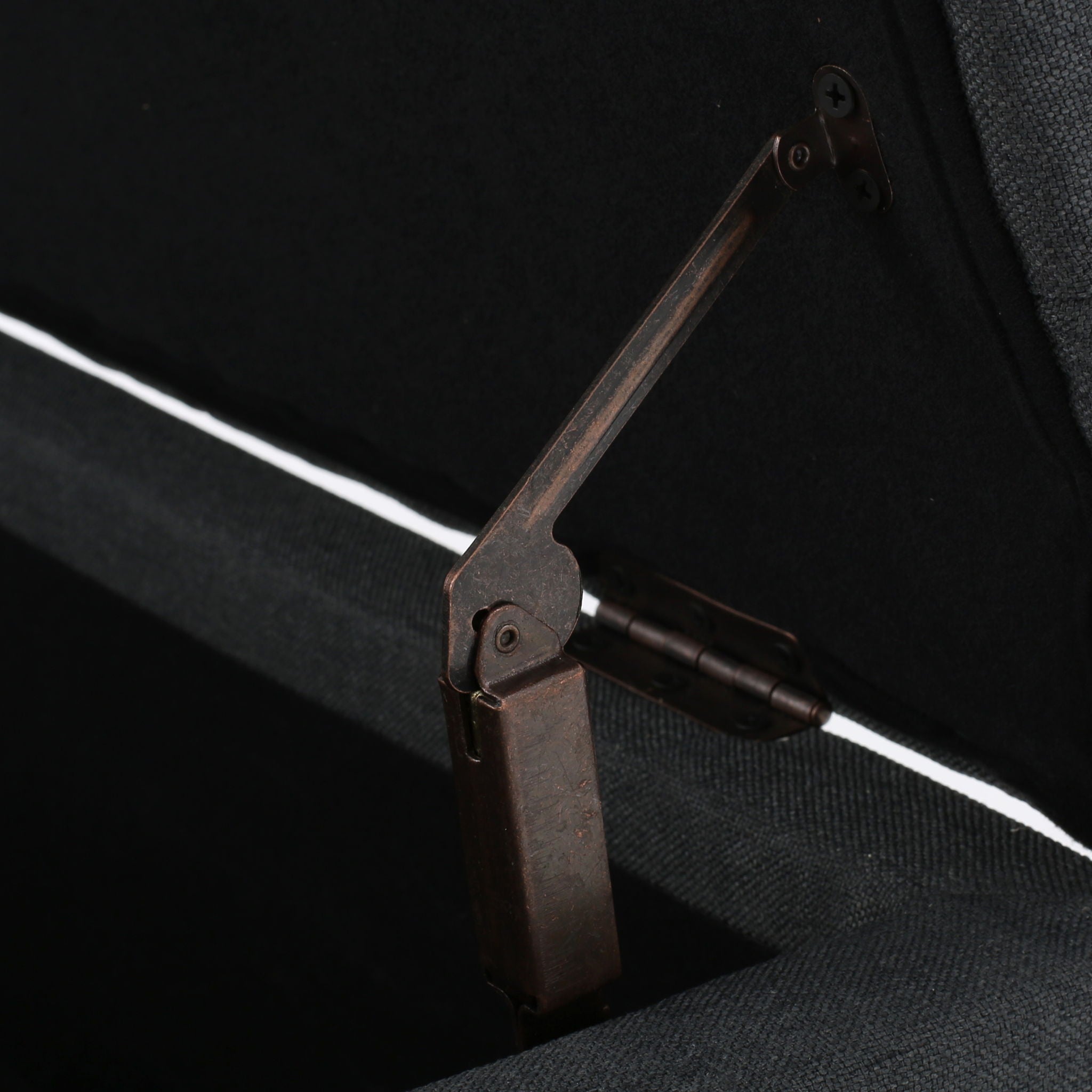 Glouster - Contemporary Storage Ottoman With Button Tufted Design