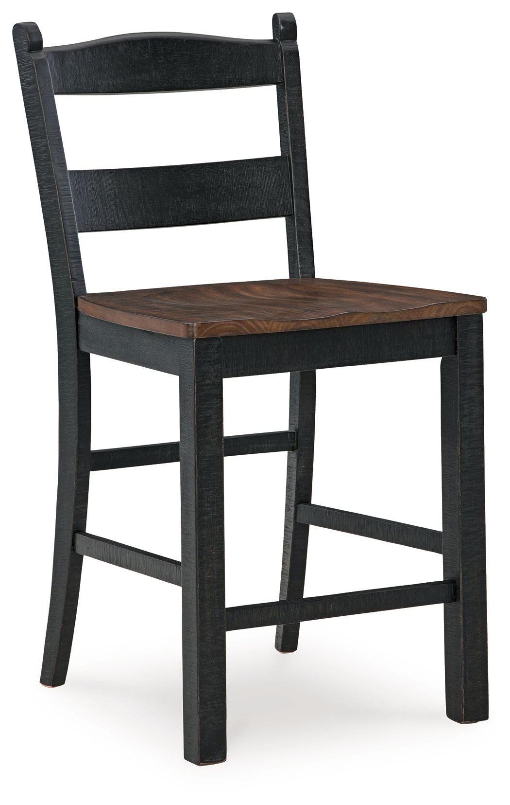 Signature Design by Ashley® Valebeck - Black / Brown - Barstool (Set of 2) | Meri Furniture