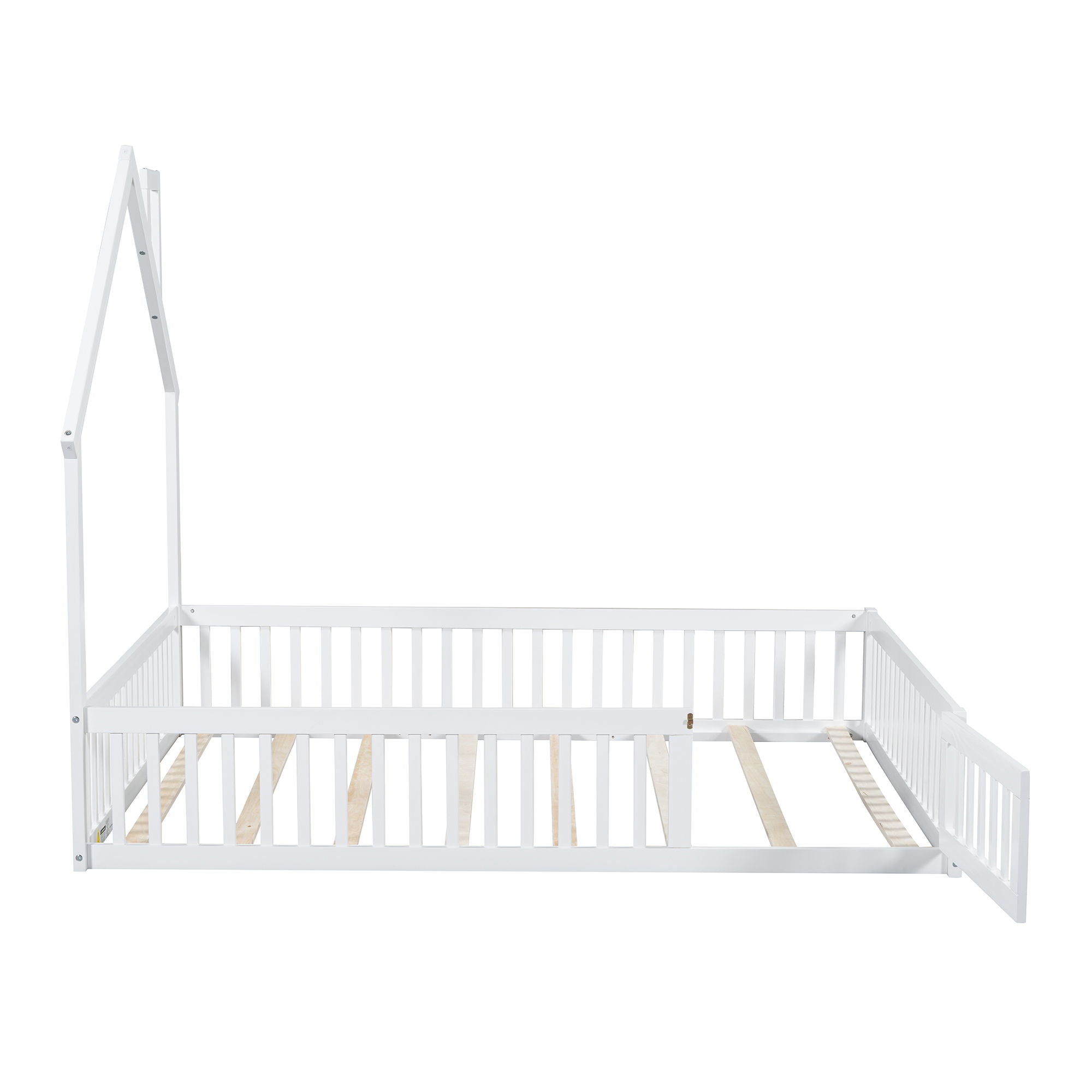 House Platform Bed With Guardrail