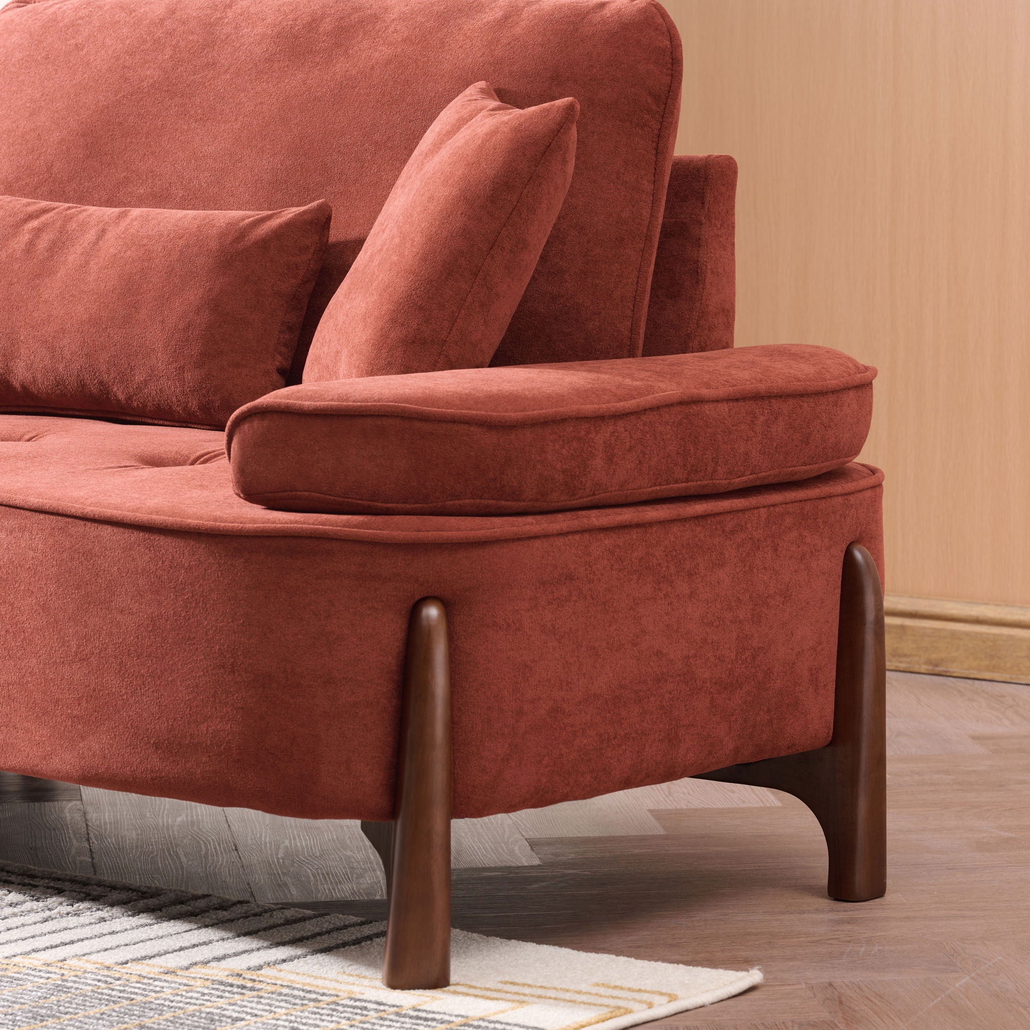 Comfortable Deep Seated Sofa With Pillows