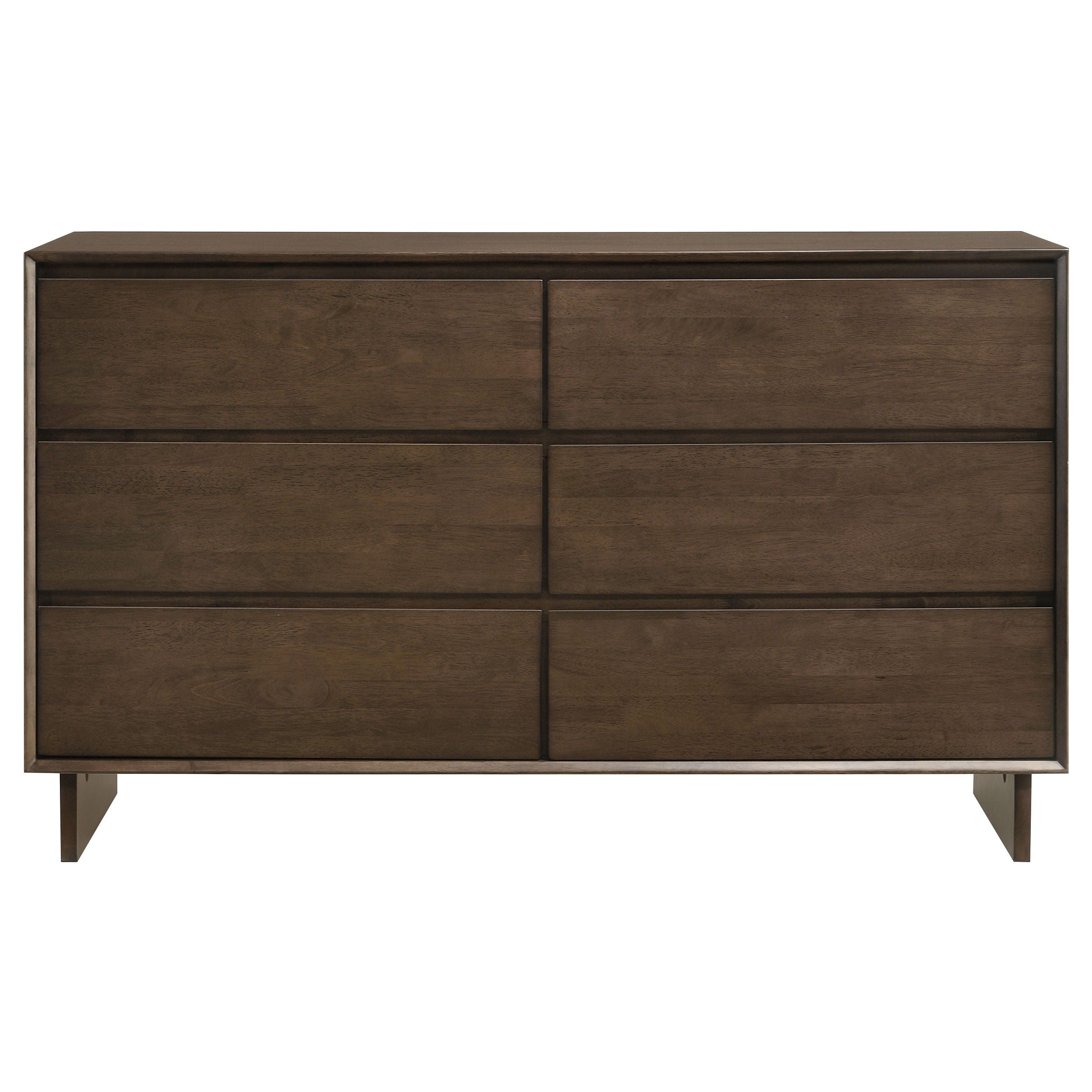 Coaster Fine Furniture Glenwood - 6-Drawer Dresser Cabinet - Warm Brown | Meri Furniture