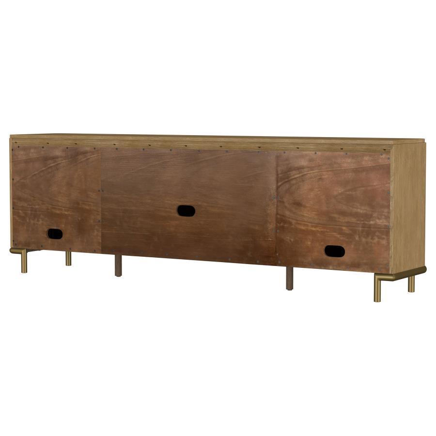 Arini - Rattan Cane 2-Door TV Stand Media Console