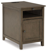 Signature Design by Ashley® Treytown - Grayish Brown - Chair Side End Table | Meri Furniture