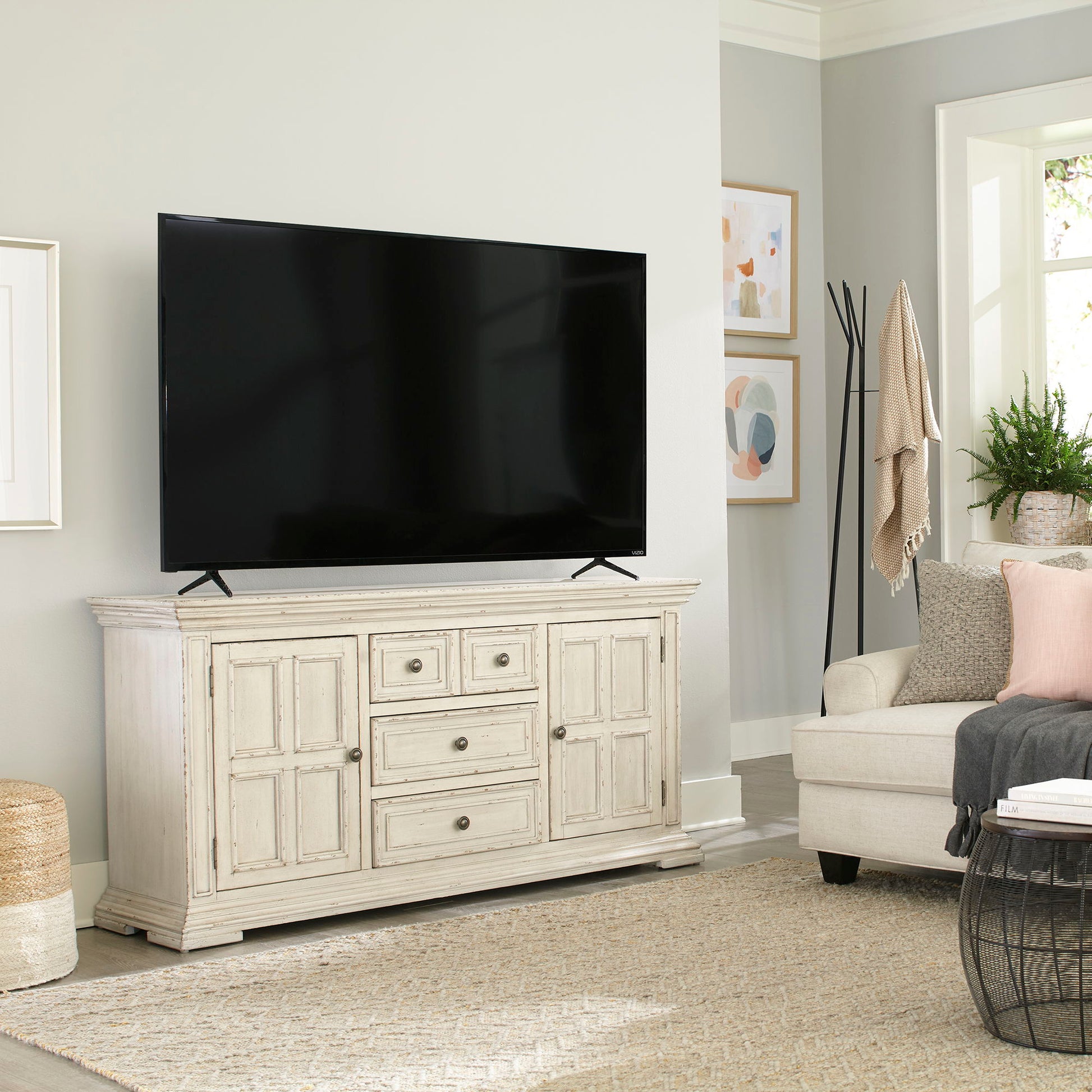 Liberty Furniture Big Valley - TV Console | Meri Furniture