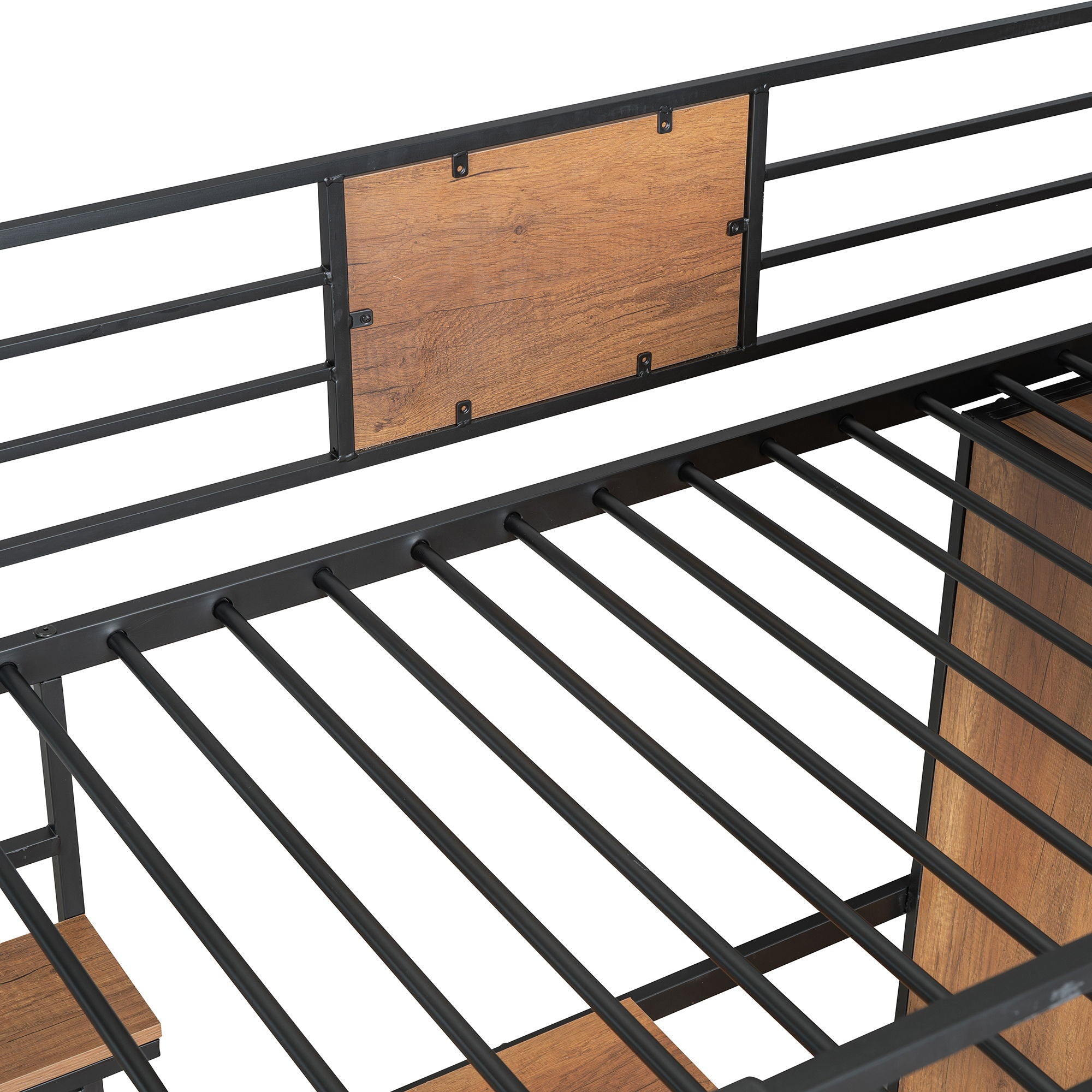 Loft Bed With L Shape Desk And Wardrobe