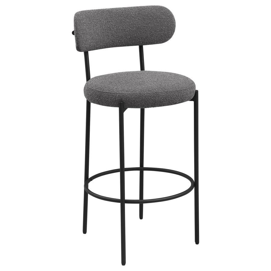 Coaster Fine Furniture Viola - Boucle Upholstered Bar Stool (Set of 2) | Meri Furniture