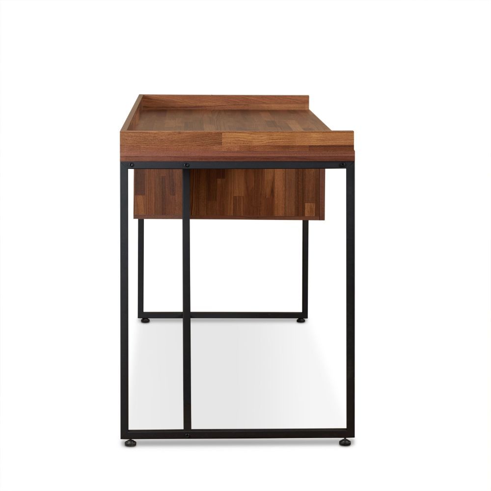 ACME Sara - Desk - Walnut & Sandy Black | Meri Furniture