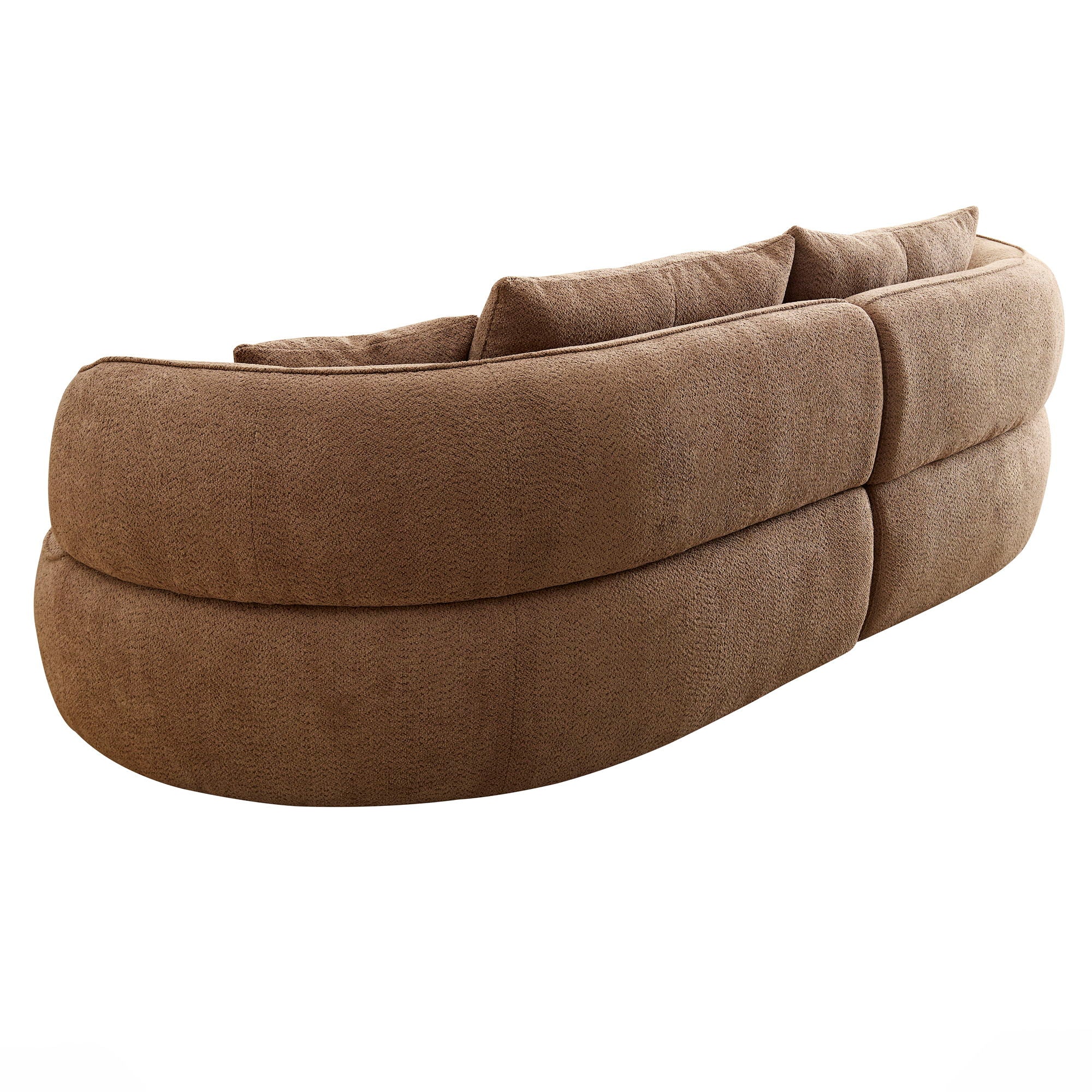 Modular Sofa, Durable Fabric, Solid Wood Frame, High Density Sponge Padding, Seating For 4