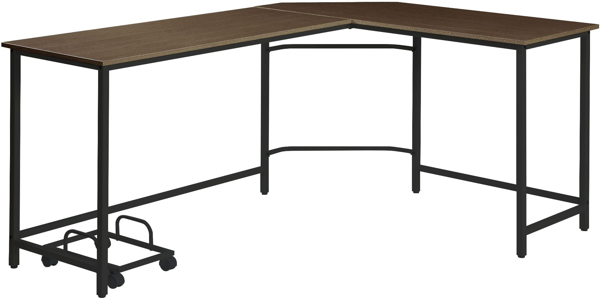 ACME Acme - Dazenus - Computer Desk, Black Finish - Of00042 - Black & Oak Finish | Meri Furniture