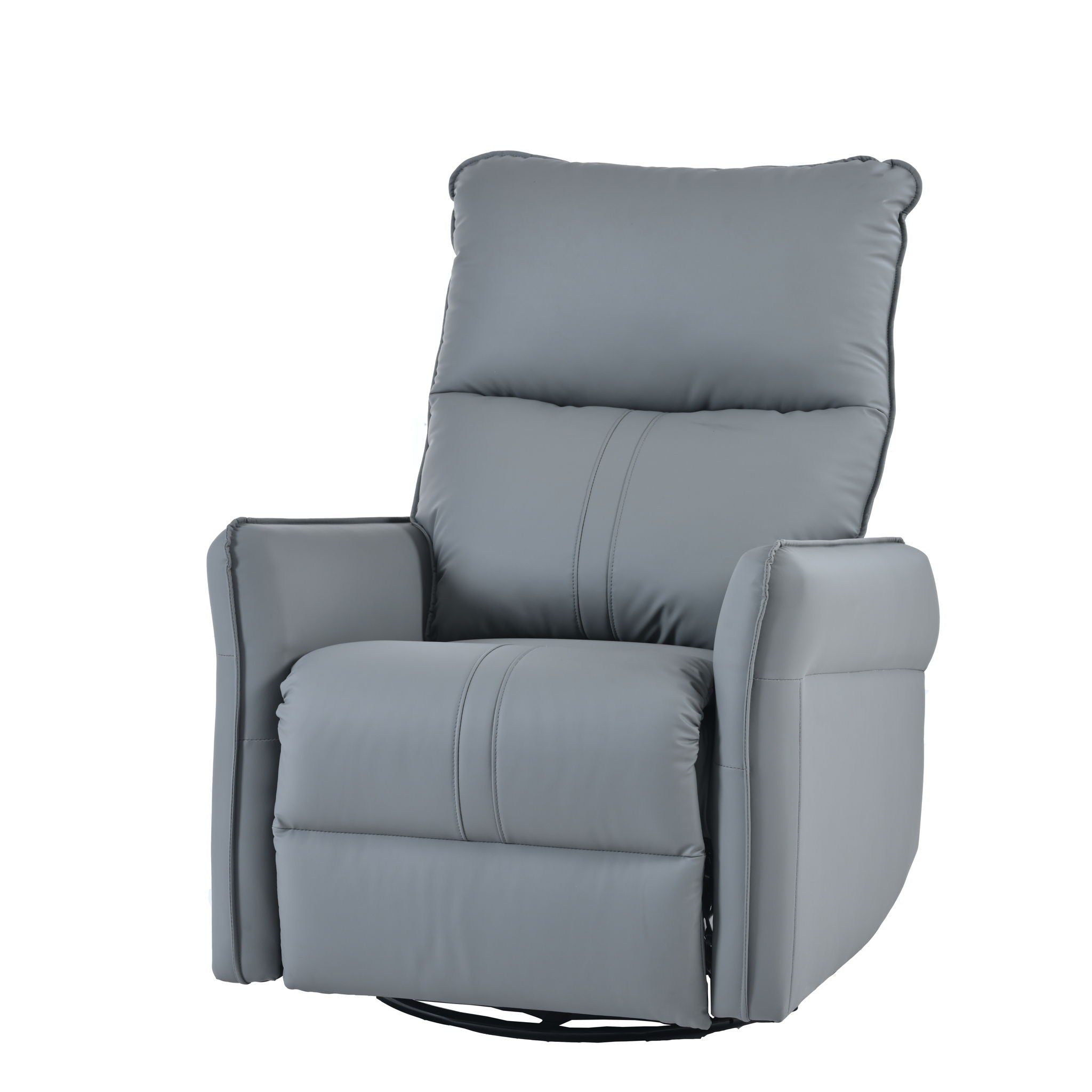 360° Modern Small Rocking Swivel Recliner Chair With Side Pocket