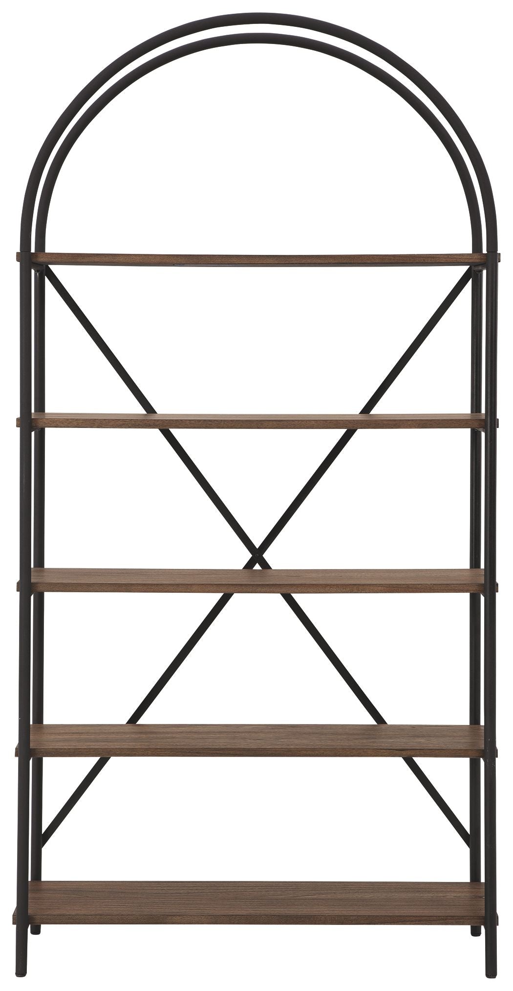 Ashley Furniture Galtbury - Brown / Black - Bookcase | Meri Furniture