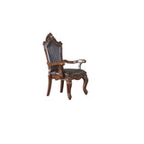 ACME Picardy - Chair (Set of 2) - Cherry Oak & PU | Meri Furniture