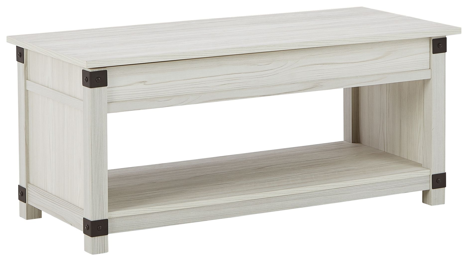 Signature Design by Ashley® Bayflynn - Whitewash - Rect Lift Top Cocktail Table | Meri Furniture