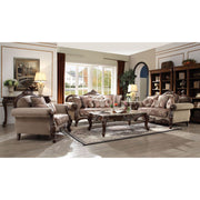 ACME Mehadi - Sofa - Velvet & Walnut | Meri Furniture
