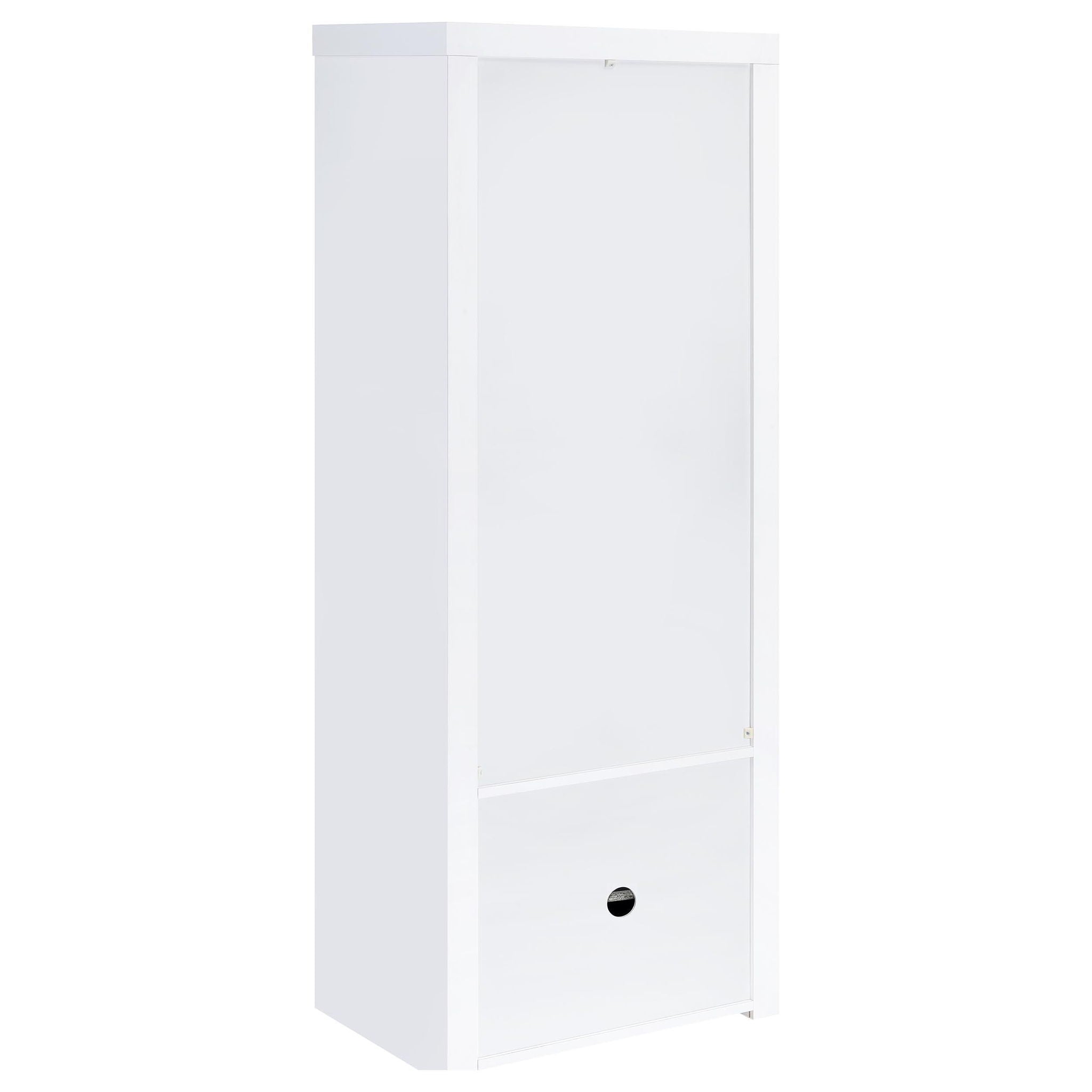 Jude 3-piece 71-inch TV Entertainment Center White High Gloss