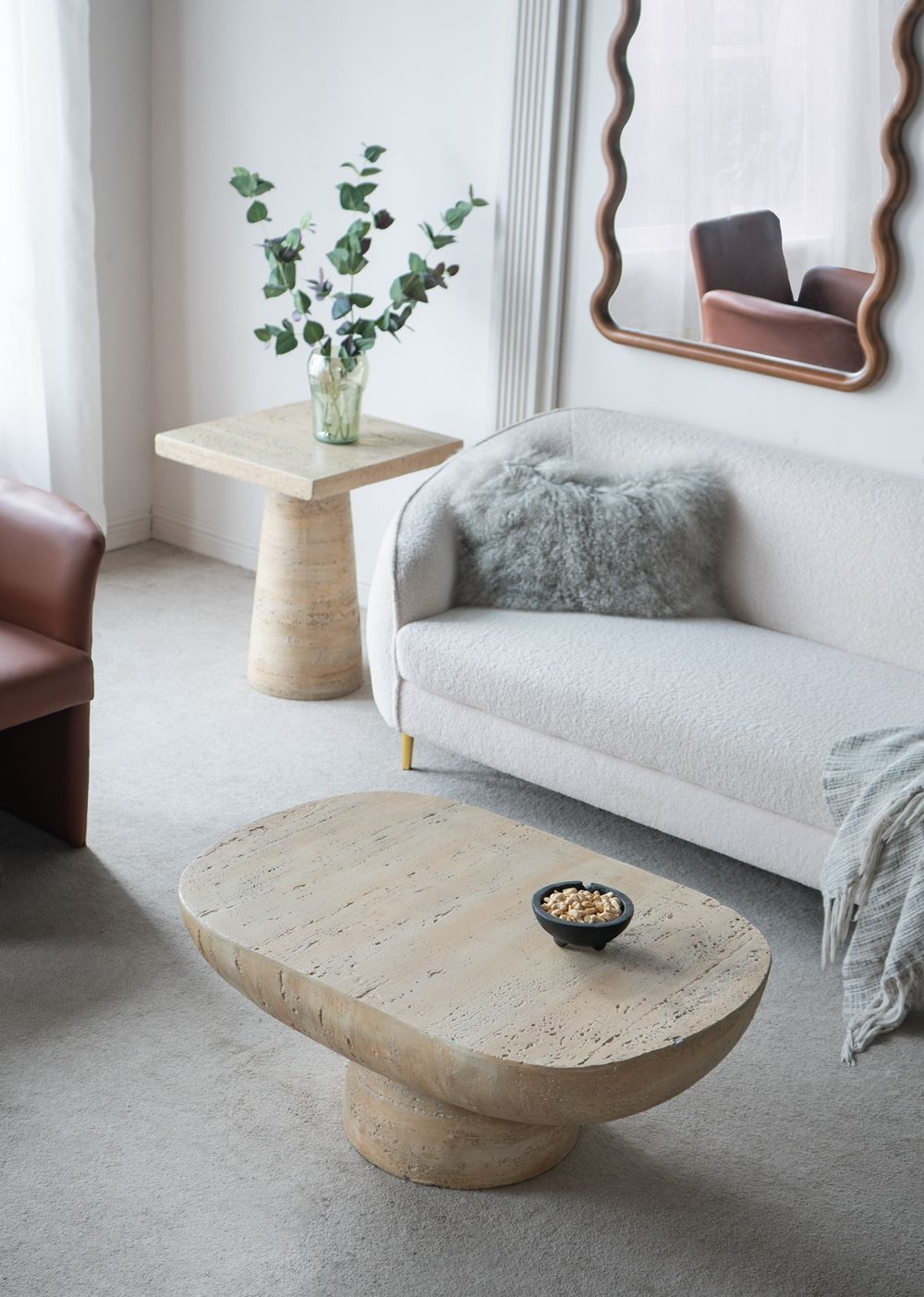 Organic Design Oval Coffee Table