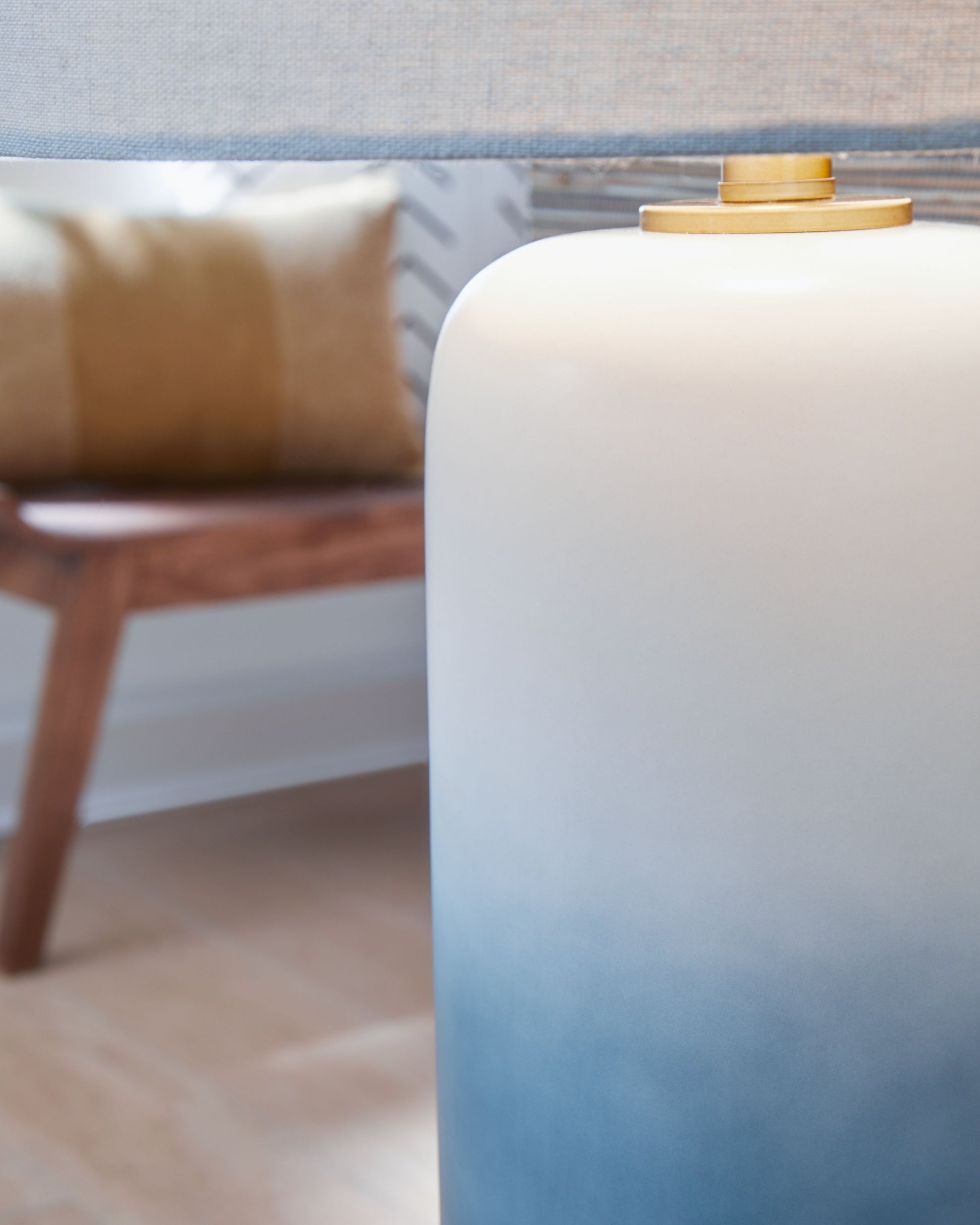 Signature Design by Ashley® Lemrich - White - Ceramic Table Lamp | Meri Furniture