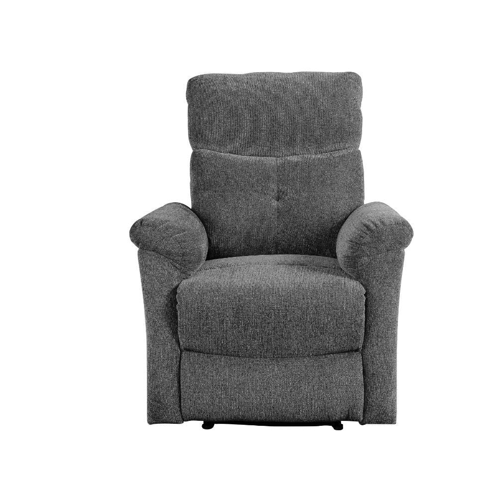 ACME Treyton - Recliner - Gray Chenille | Meri Furniture