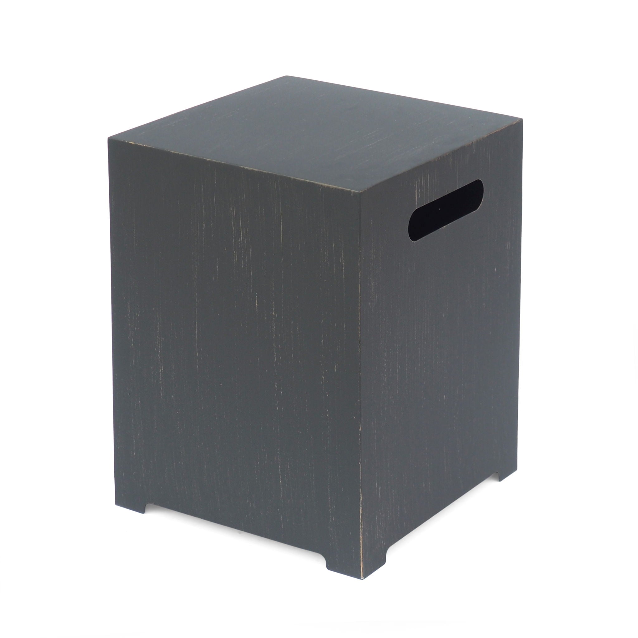 Modern Tank Holder Side Table With Powder Coated Frame