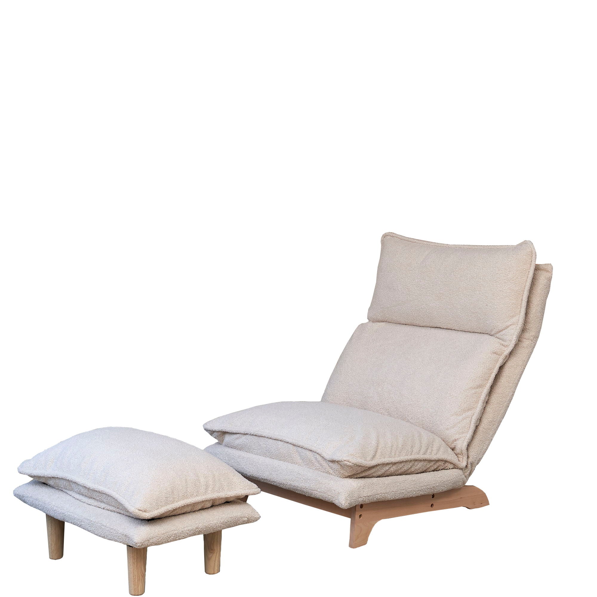 Single Lazy Sofa Chair Leisure Foldable Reclining Chair