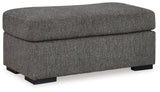 Signature Design by Ashley® Gardiner - Pewter - Ottoman | Meri Furniture