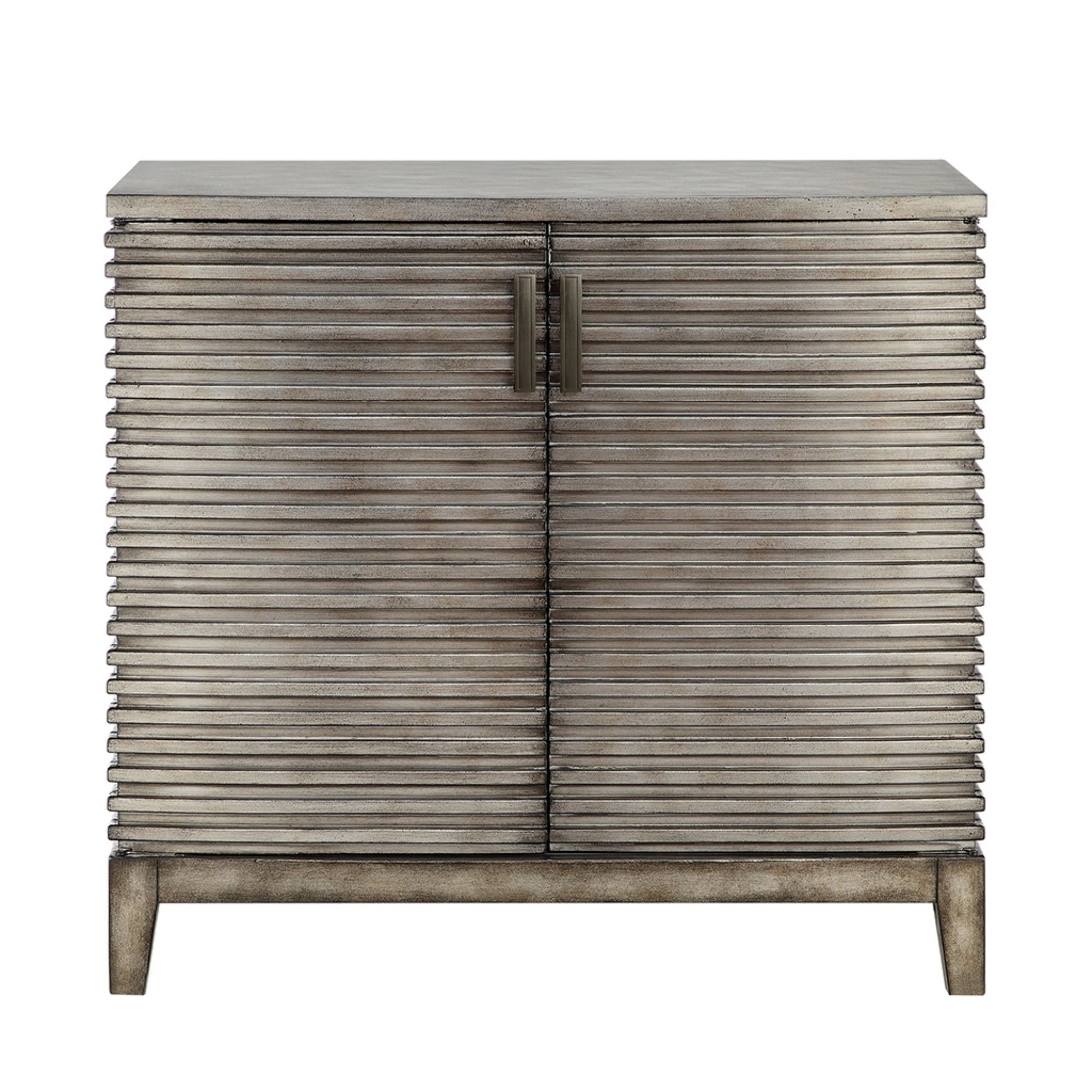 Fancy Design Chest With Ample Storage - Gray