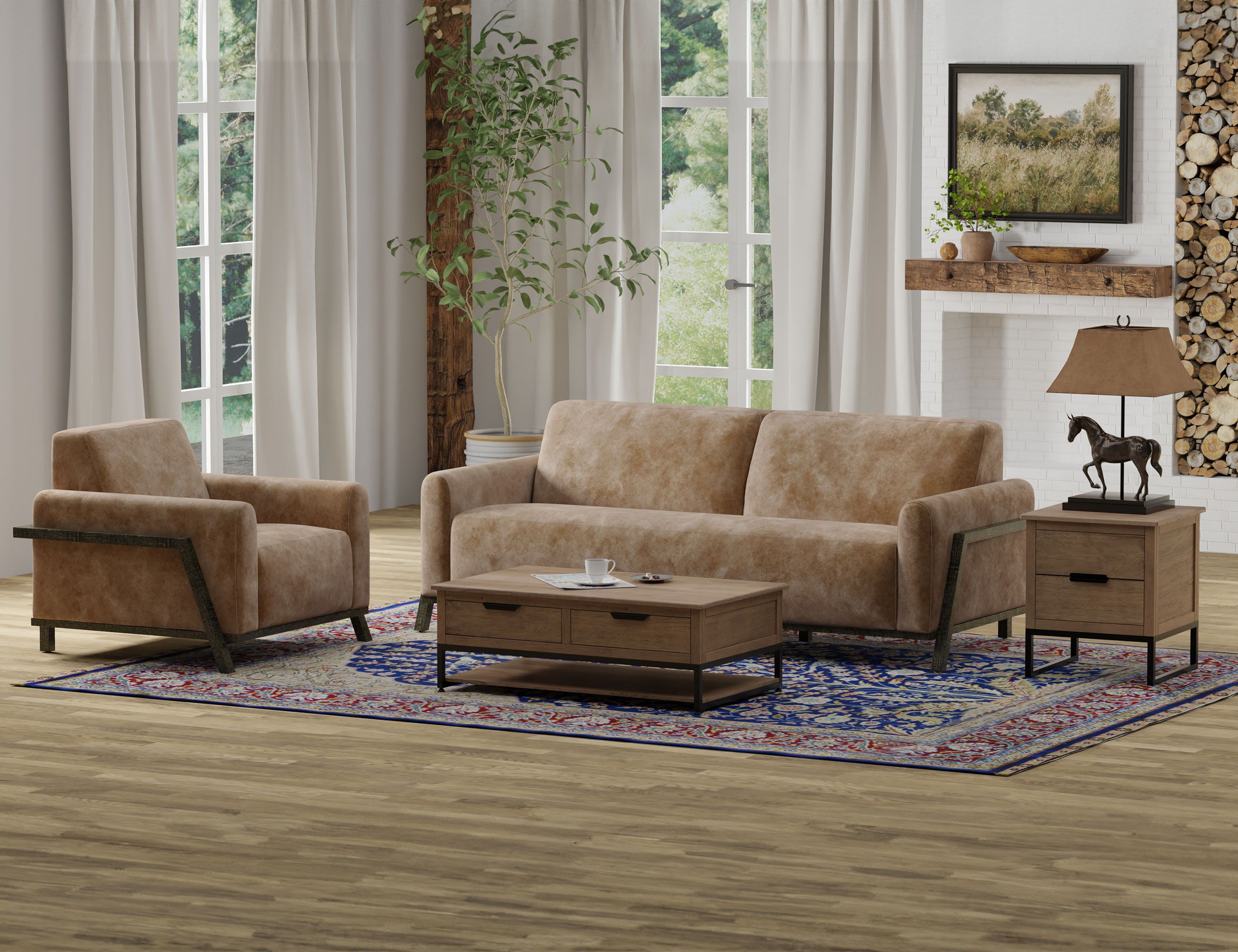 International Furniture Direct Fika - Sofa | Meri Furniture