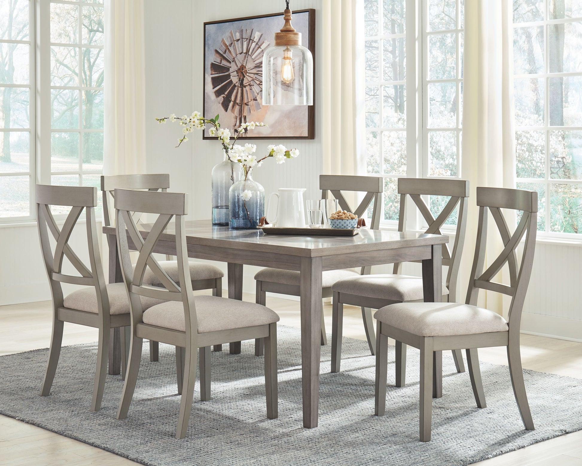 Signature Design by Ashley® Parellen - Dining Table Set | Meri Furniture