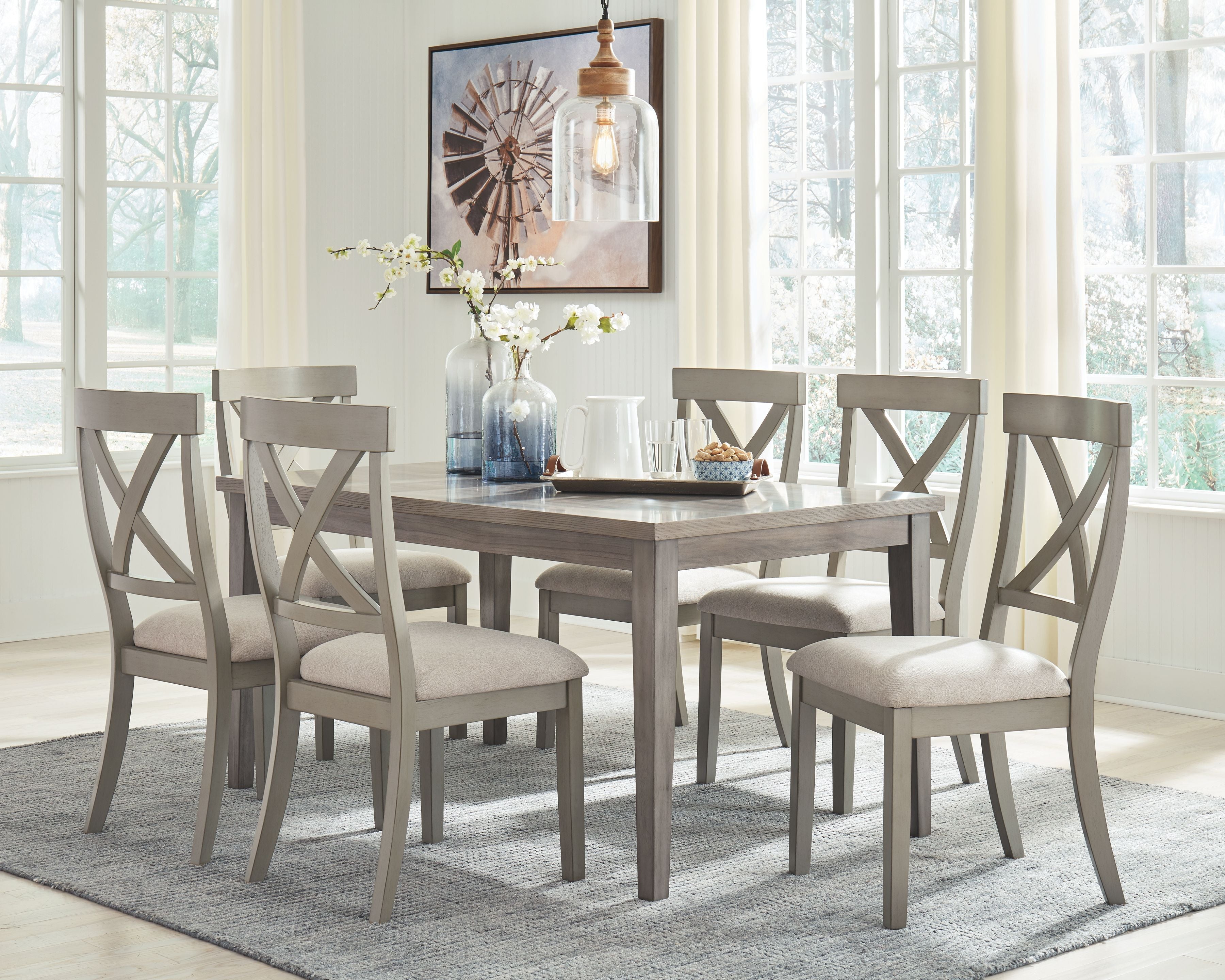 Signature Design by Ashley® Parellen - Dining Table Set | Meri Furniture