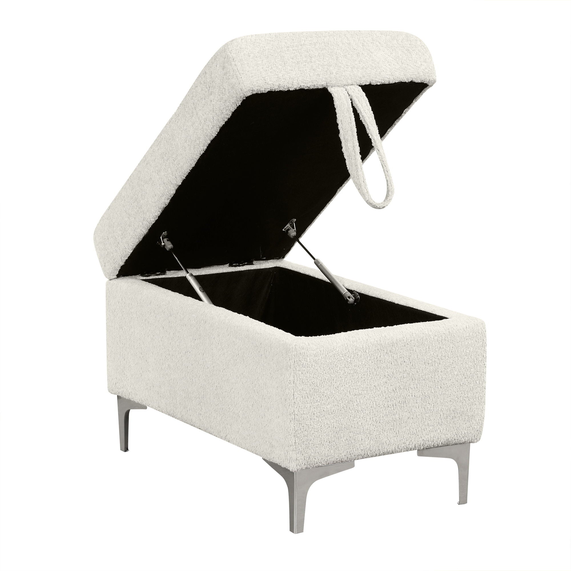 Versatile L Shaped Sofa Bed With Storage, Cup Holders, USB Ports Chenille