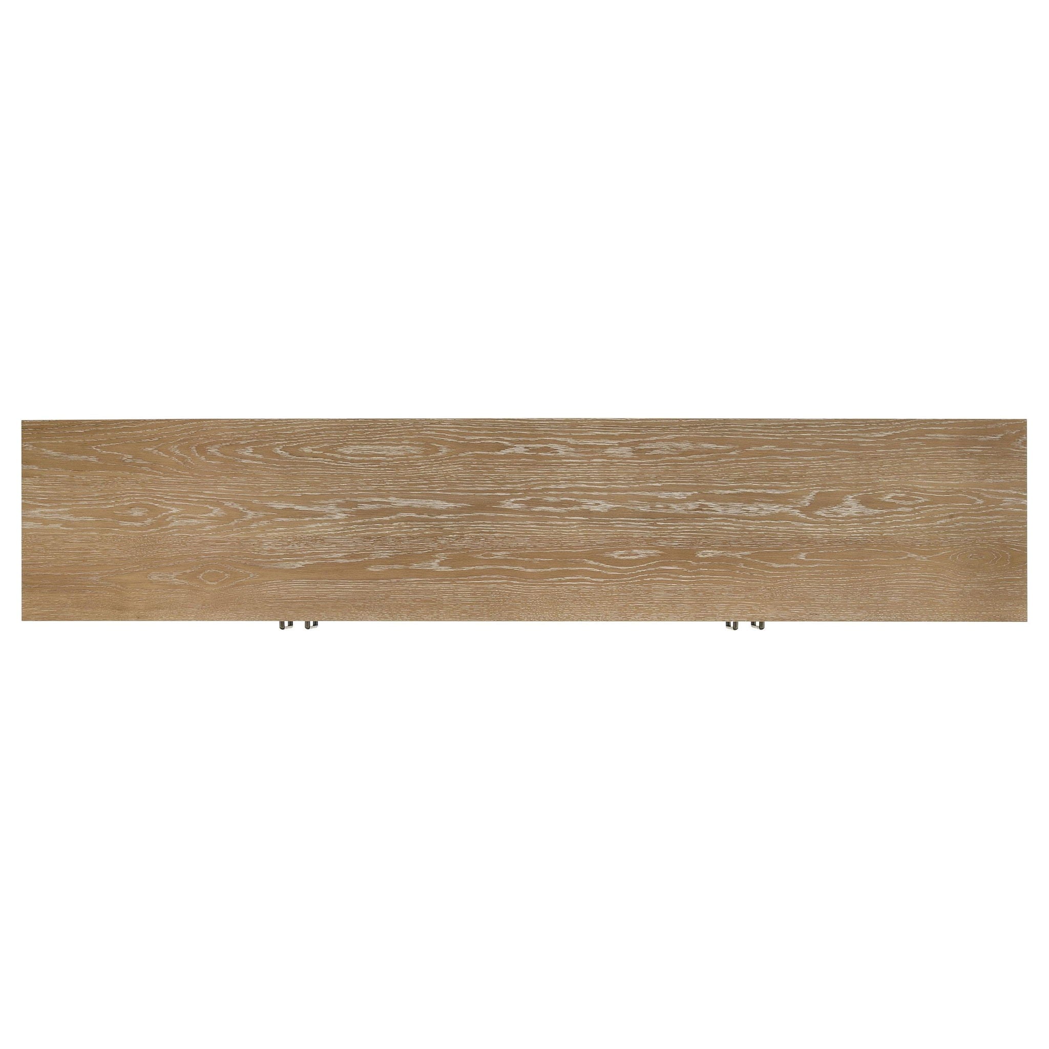 Brenham 79-inch 4-door TV Stand Media Console Washed Oak