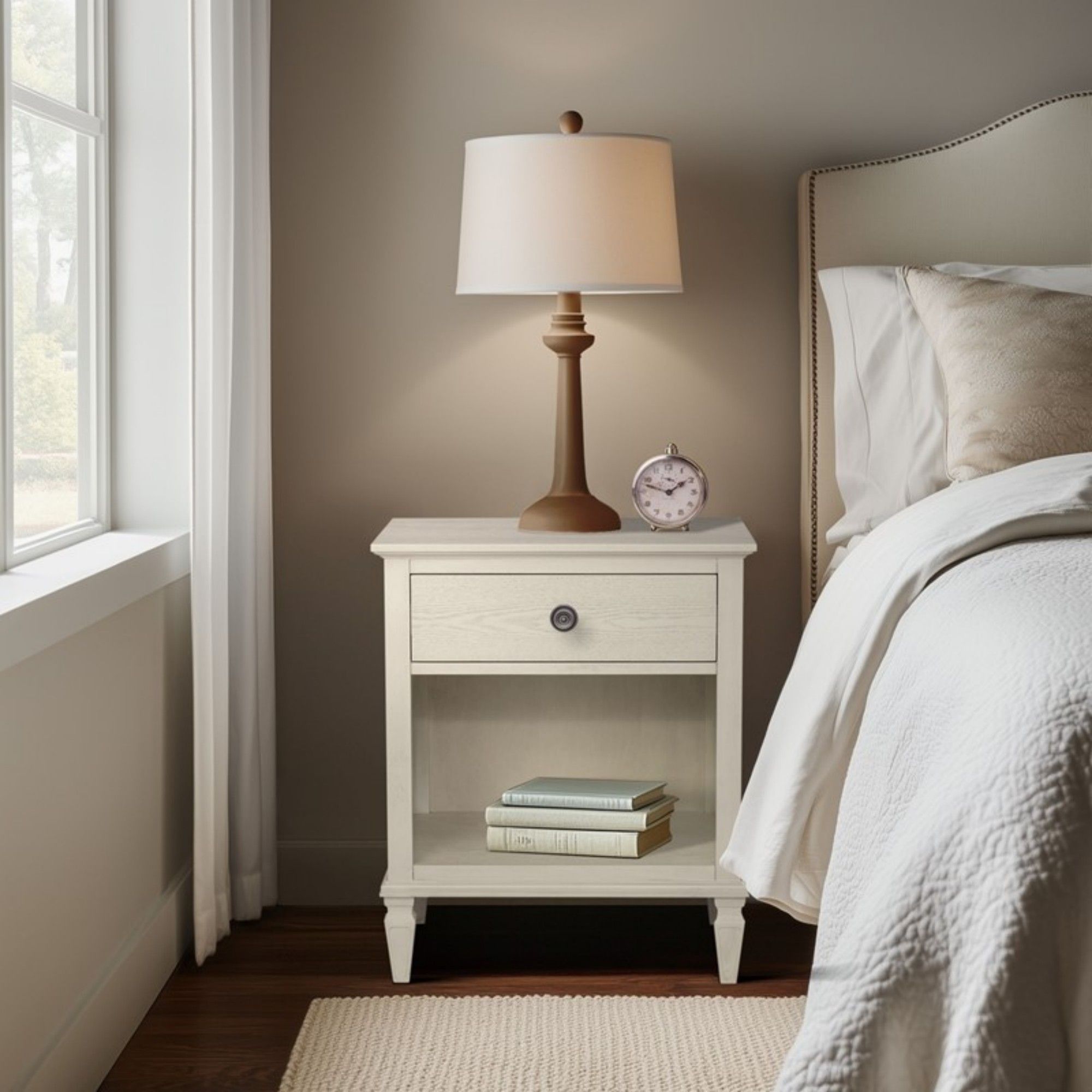 Victoria - Nightstand With Open Storage